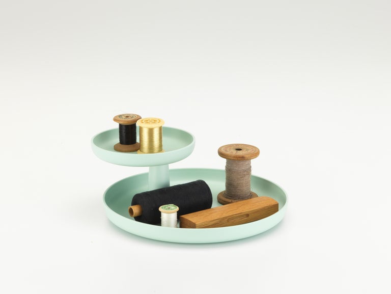 Vitra Rotary Tray In Pale Rose By Jasper Morrison