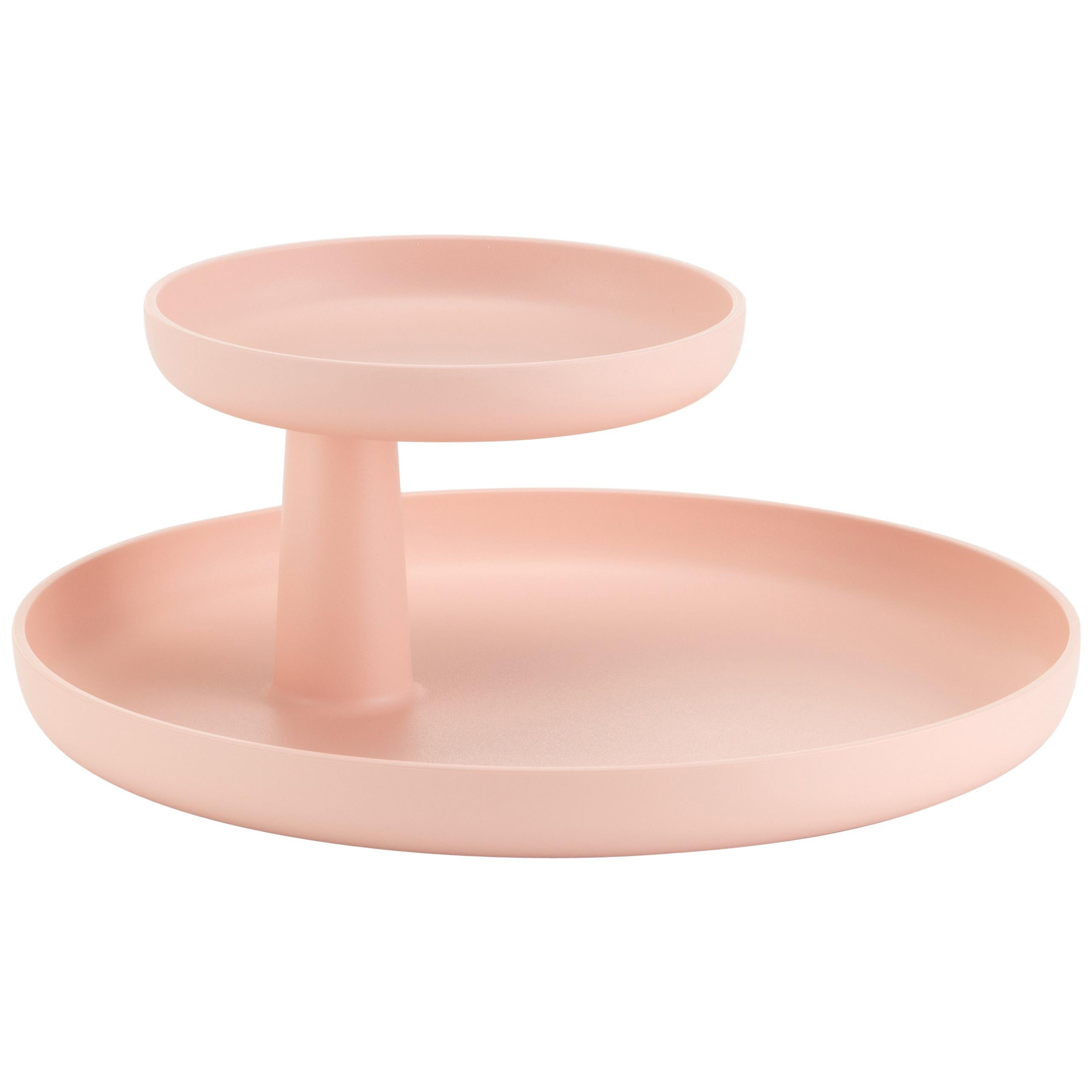 Vitra Rotary Tray in Pale Rose by Jasper Morrison For Sale