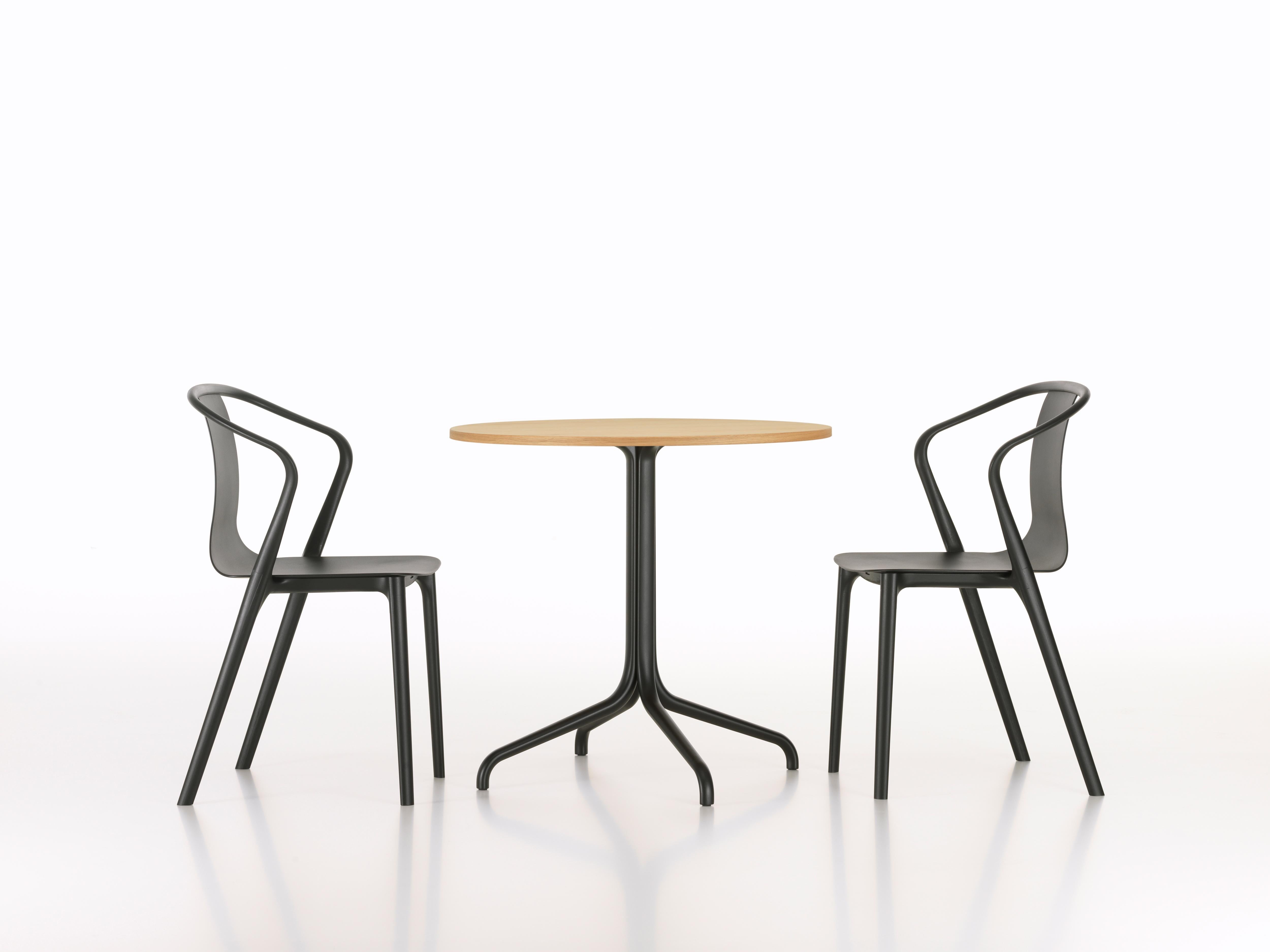 Modern Vitra Belleville Round Table in Light Oak by Ronan & Erwan Bouroullec For Sale