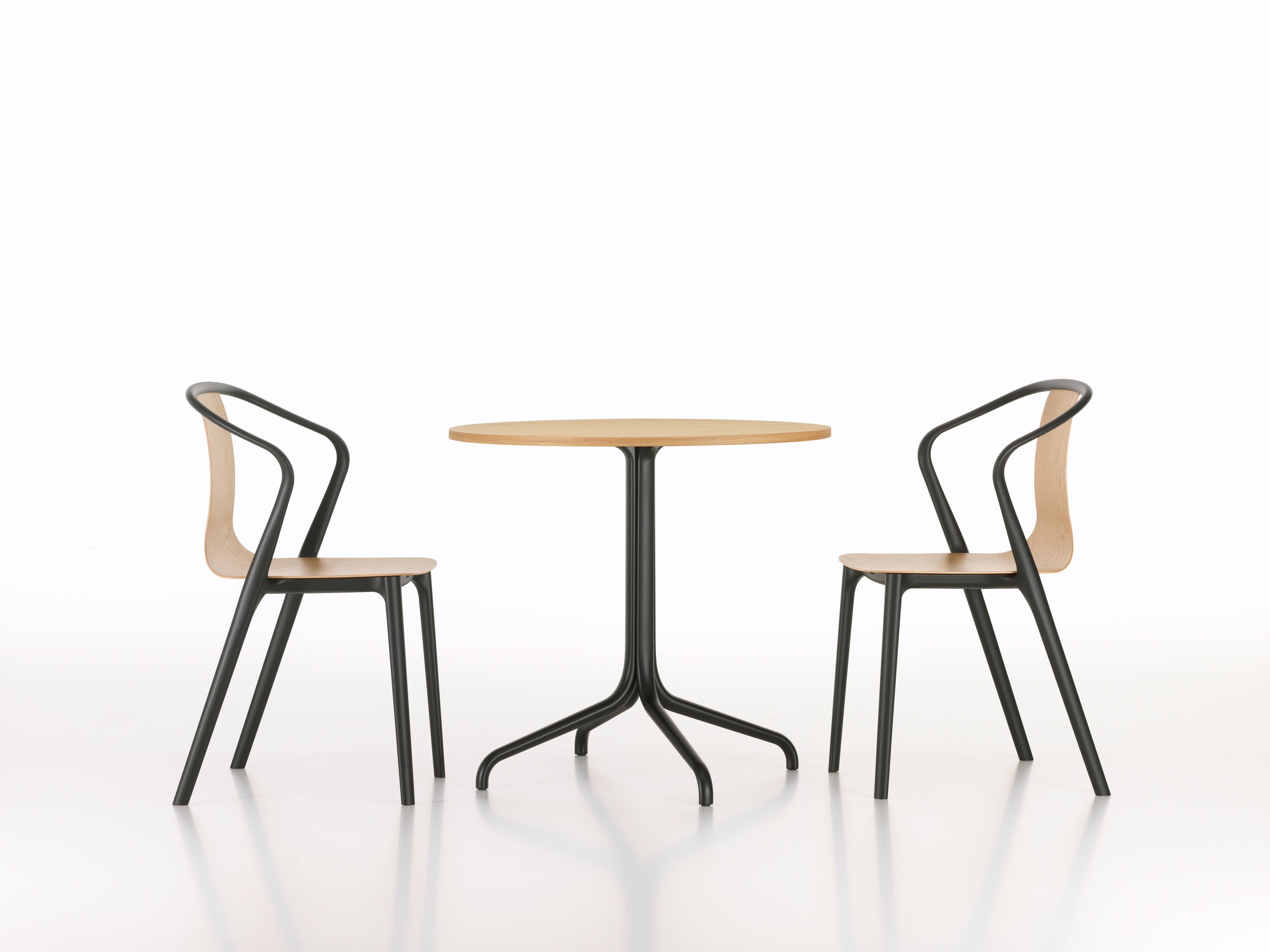 Swiss Vitra Belleville Round Table in Light Oak by Ronan & Erwan Bouroullec For Sale