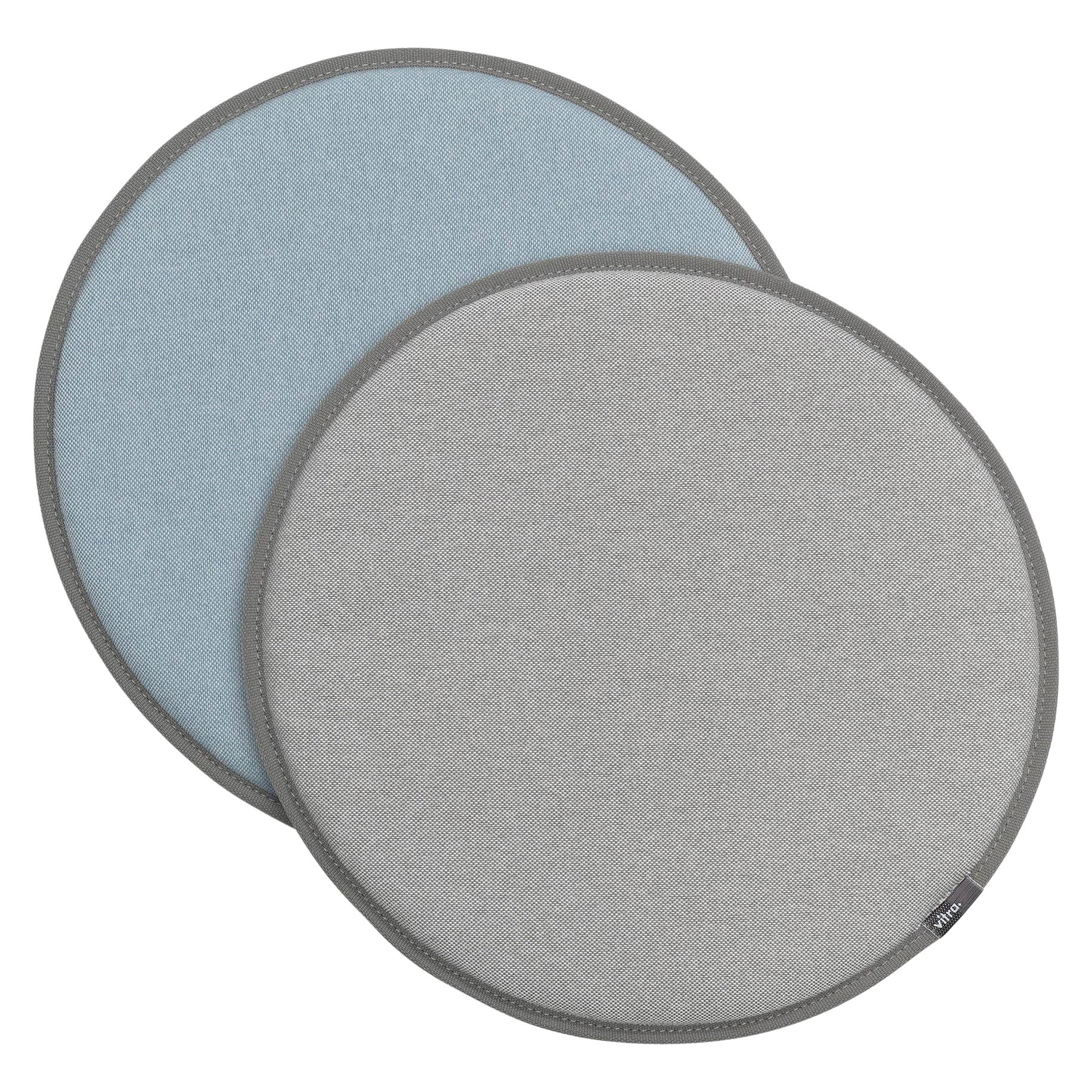 Vitra Seat Dot Cushion in Cream, Greys and Ice Blue by Hella Jongerius For Sale