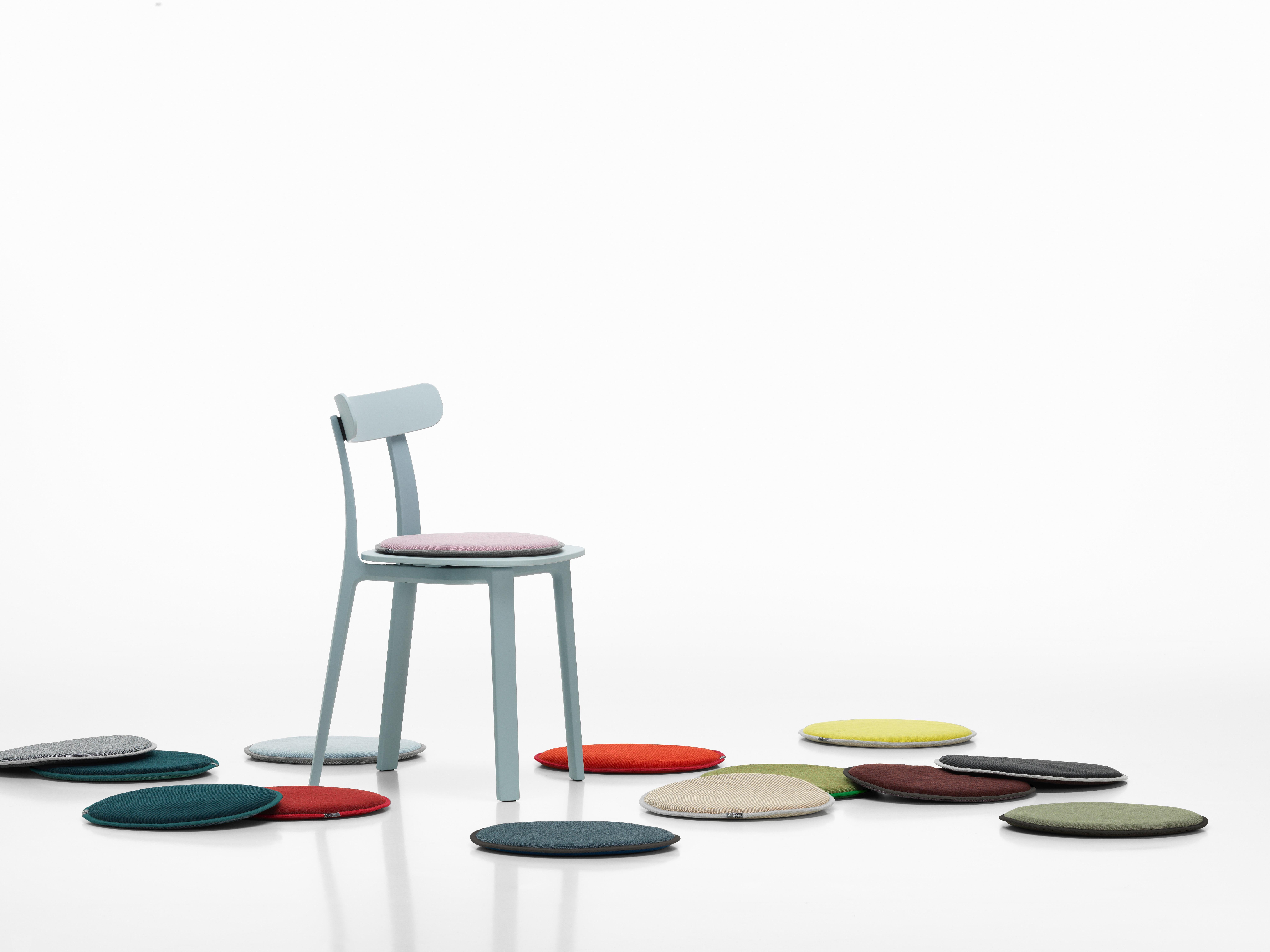 Swiss Vitra Seat Dot Cushion in Red and Coconut and Poppy Red by Hella Jongerius For Sale