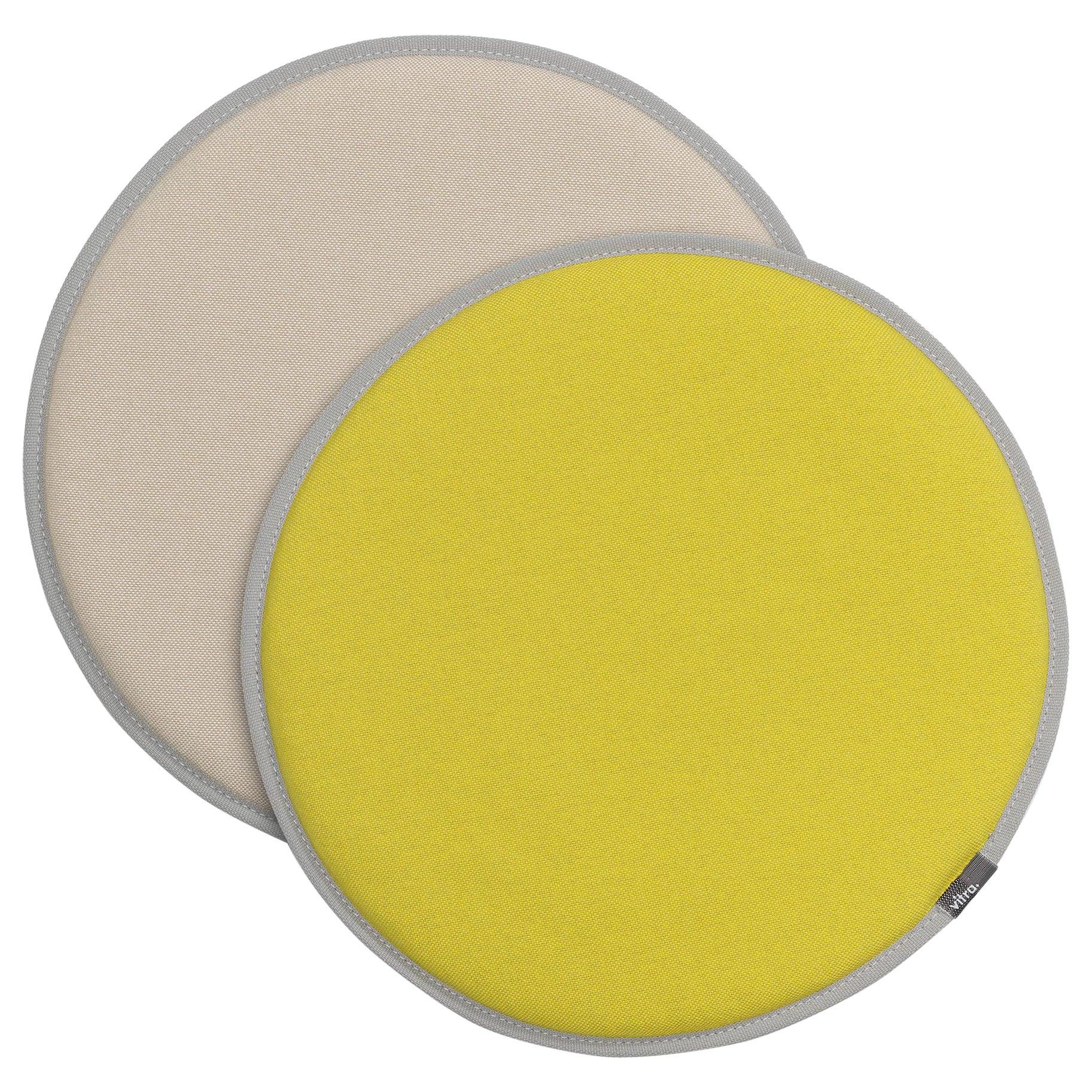 Vitra Seat Dot Cushion in Yellow, Green, Parchment & Cream by Hella Jongerius For Sale