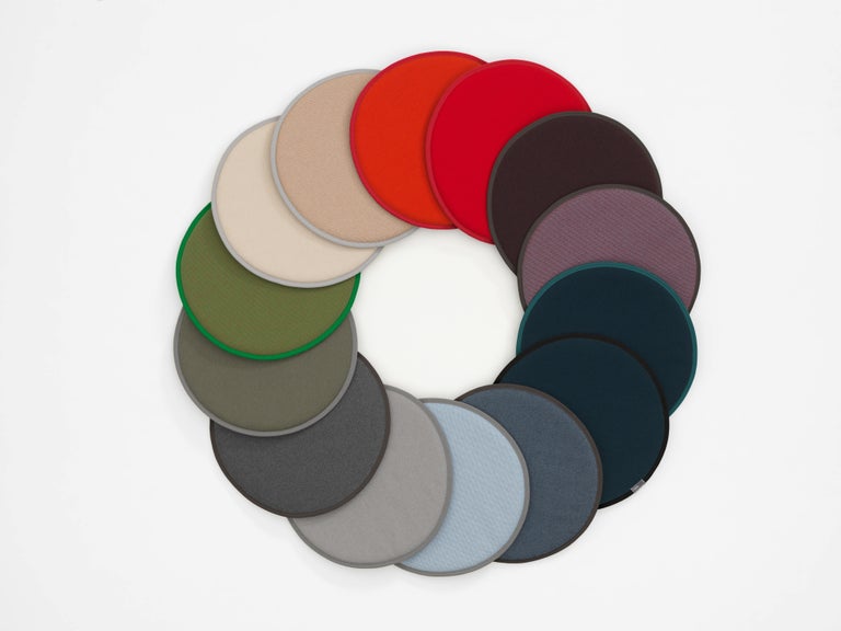 Vitra Seat Dot in Nero and Cream White, Sierra Gray and Nero by Hella