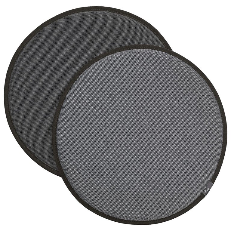 Vitra Seat Dot in Nero and Cream White, Sierra Gray and Nero by Hella