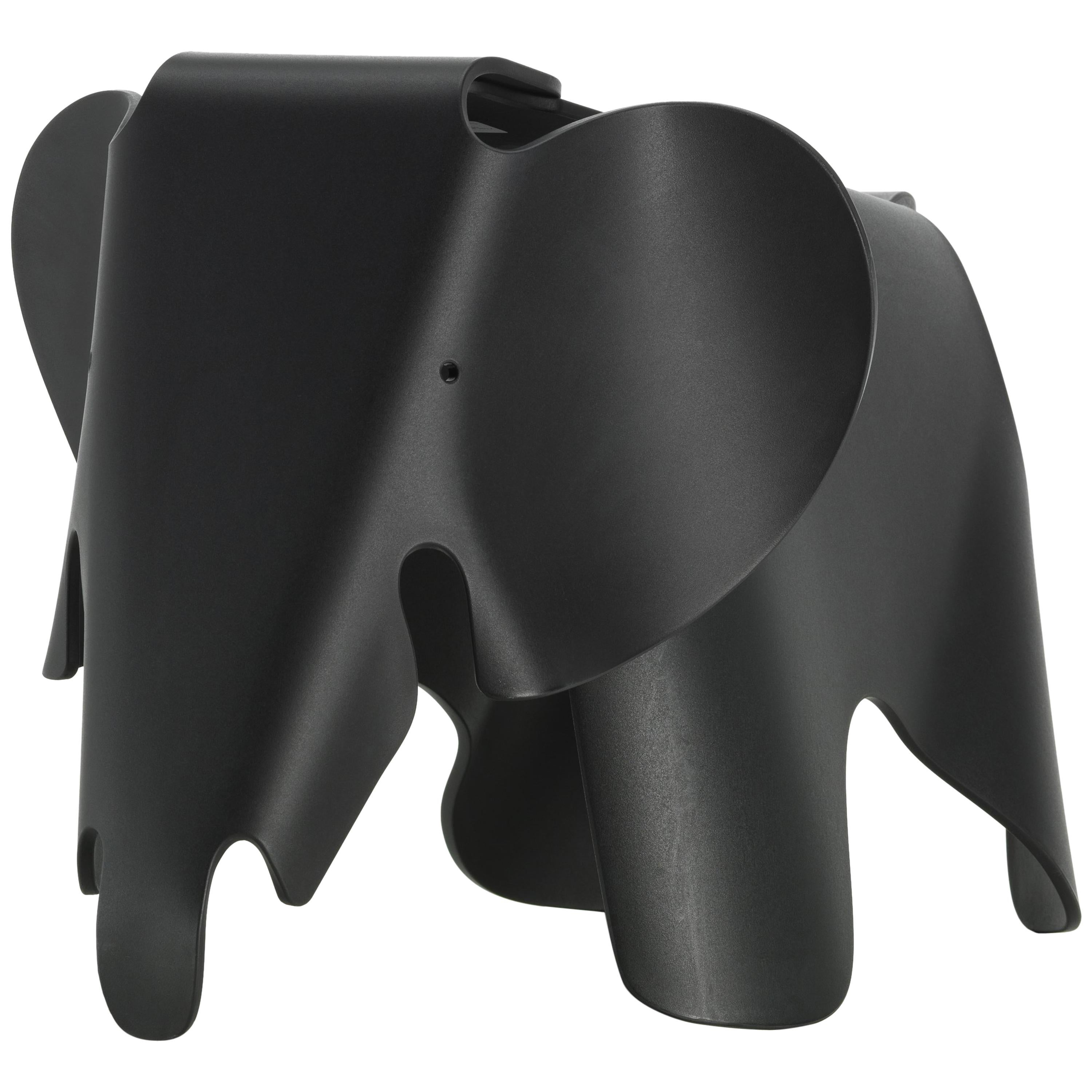 Vitra Small Eames Elephant in Deep Black by Charles & Ray Eames For Sale