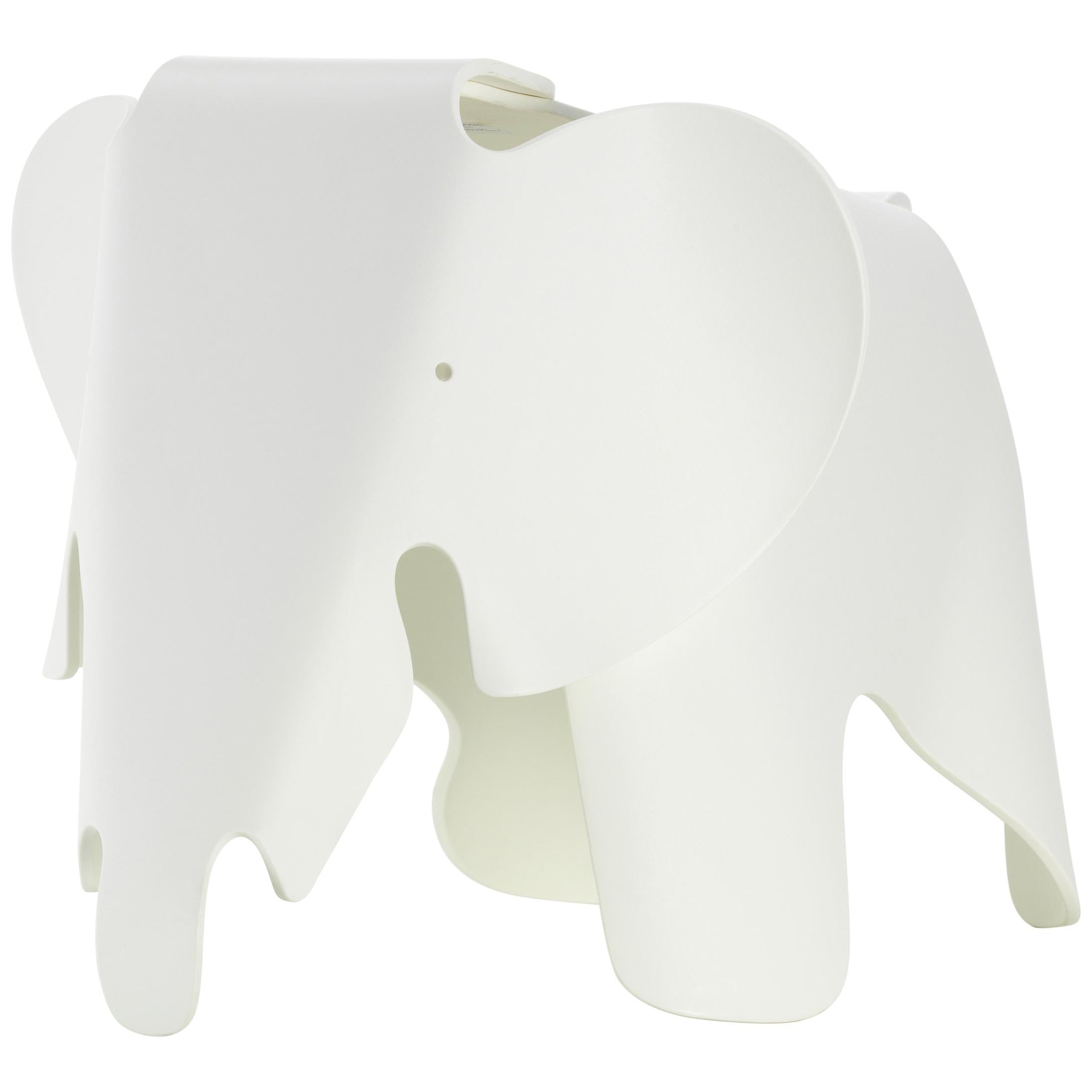 Vitra Small Eames Elephant in White by Charles & Ray Eames For Sale