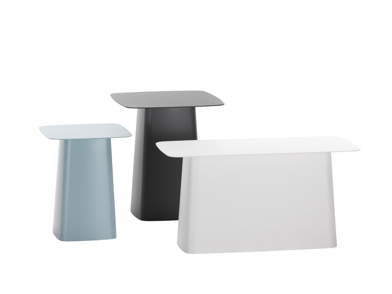Vitra Small Metal Side Table Outdoor in Soft Light by Ronan and Erwan