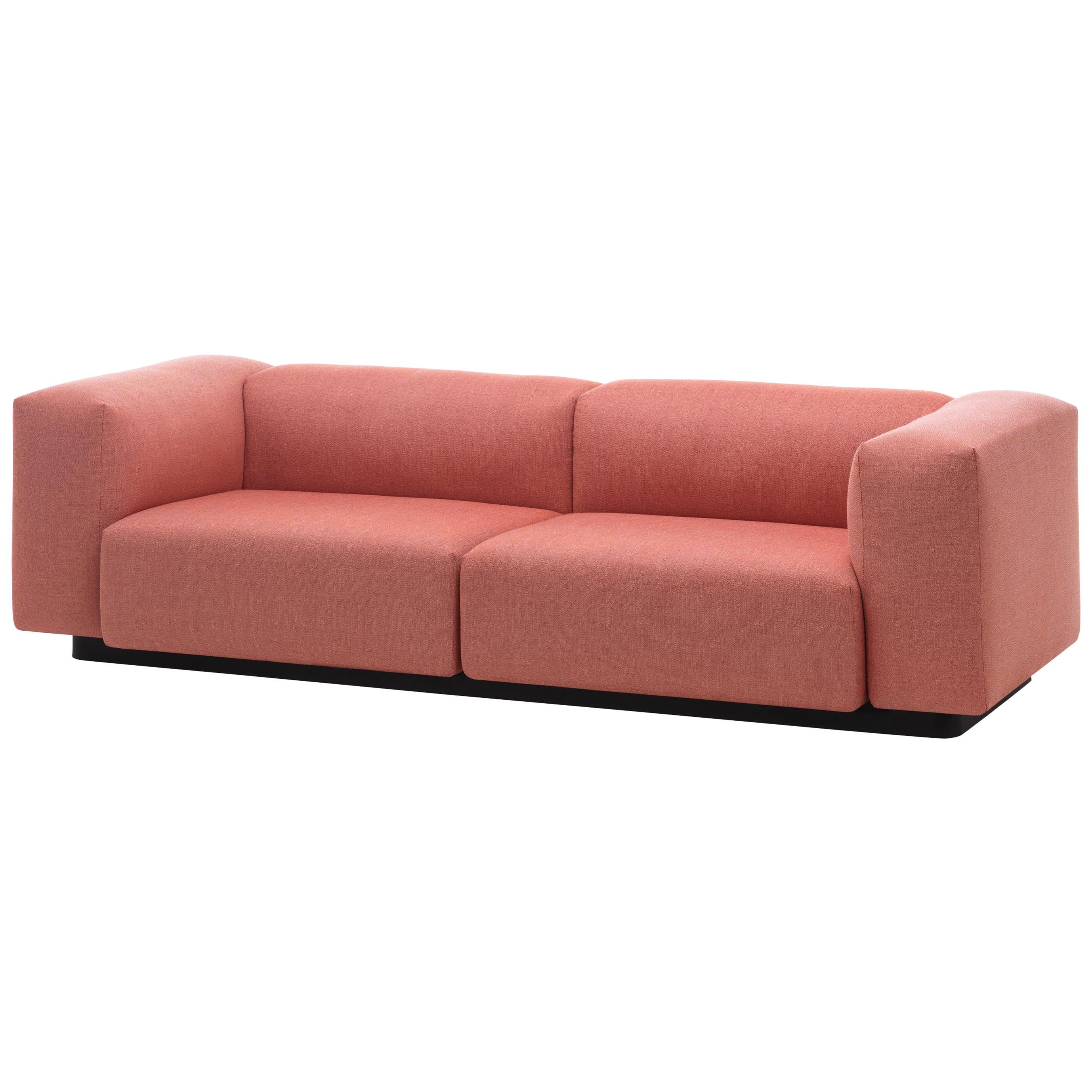 Vitra Soft Modular 2-Seat Sofa in Lilac Mello by Jasper Morrison, 1stdibs NY For Sale
