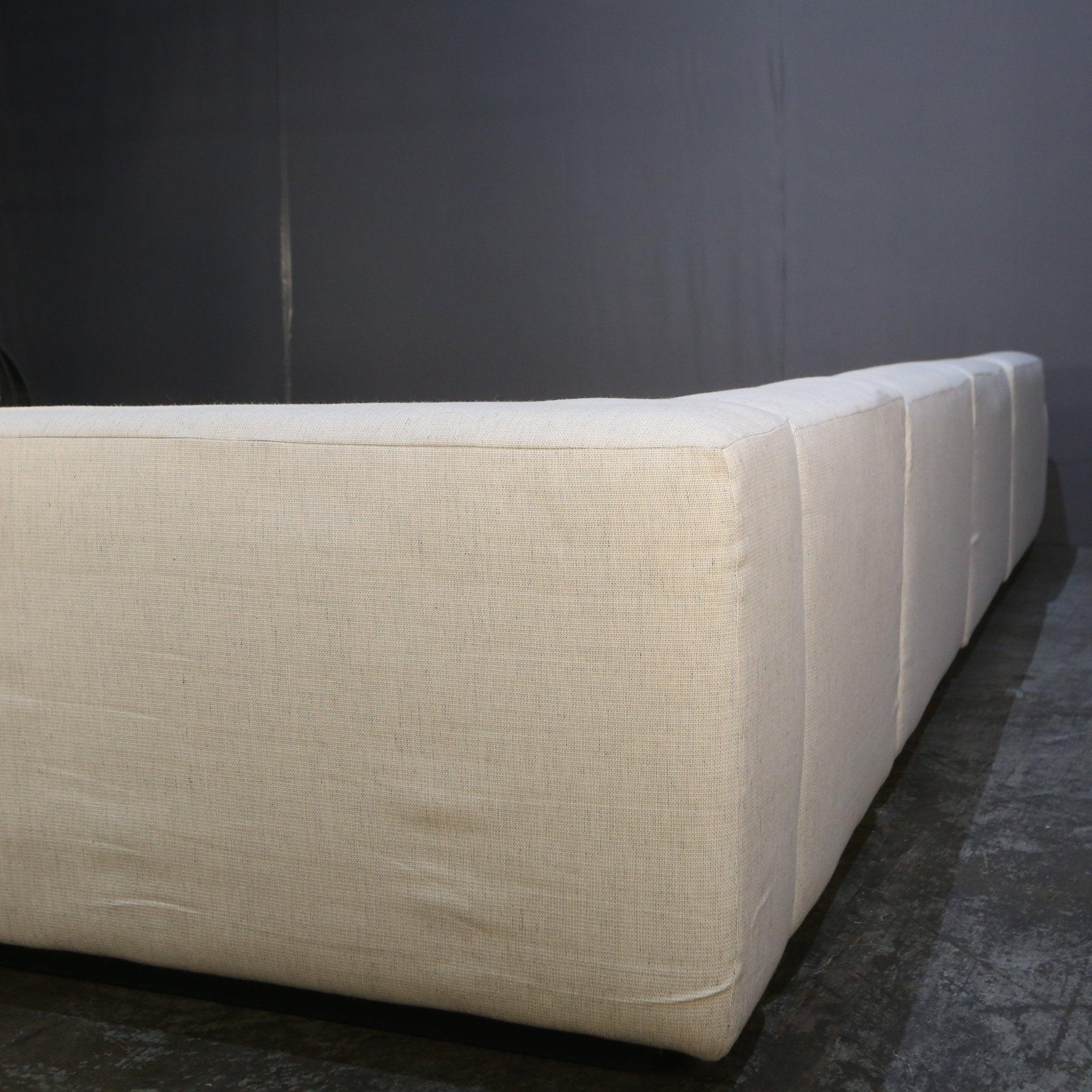 Moderne Canapé et pouf modulaires Vitra Soft Four Seater de Jasper Morrison en vente