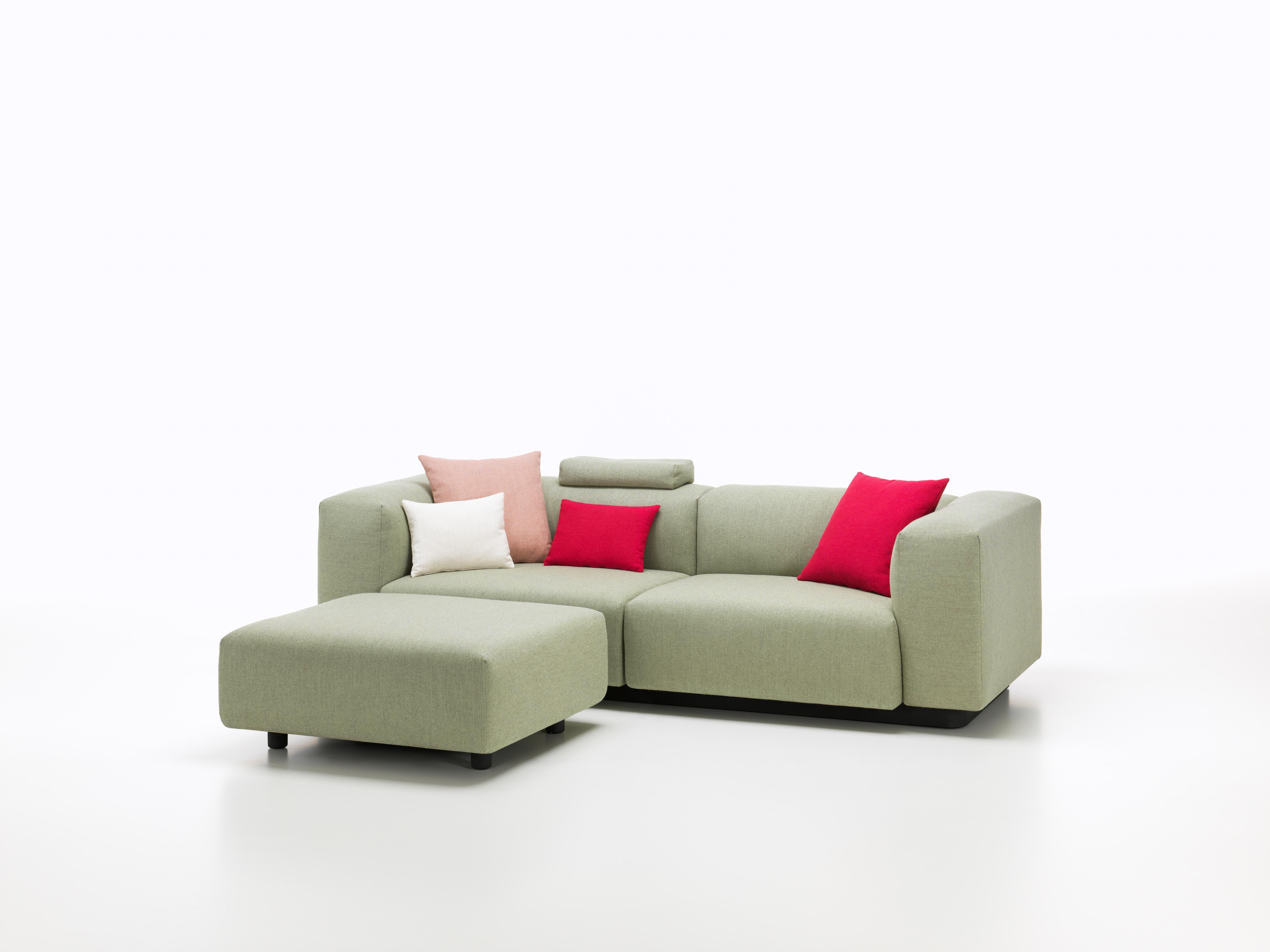 These items are only available in the United States.

The Soft Modular Sofa is Jasper Morrison‘s updated interpretation of what has become a modern Classic: the low-slung modular sofa with a decidedly horizontal emphasis. Uniting carefully