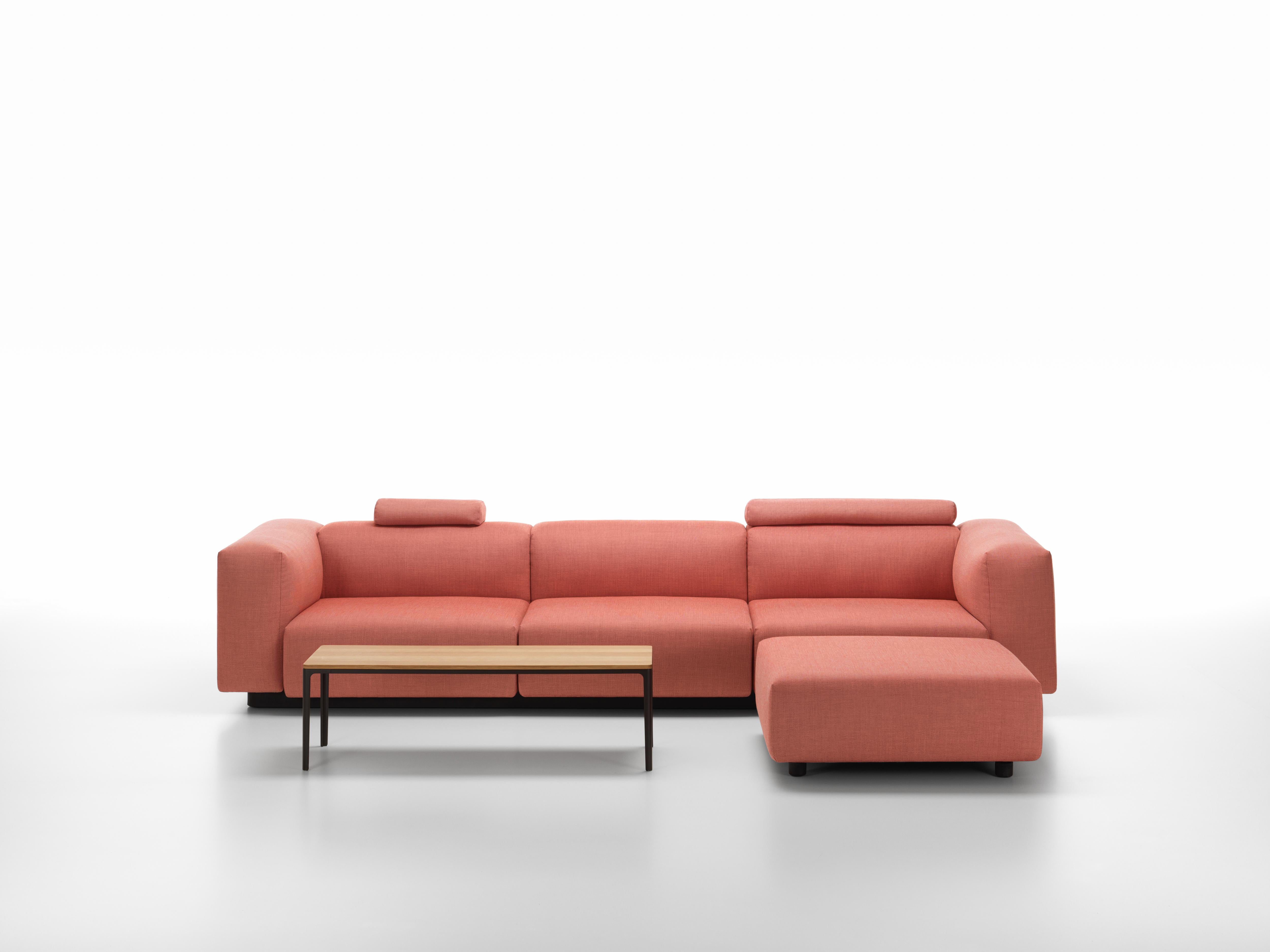 These items are only available in the United States.

The Soft Modular Sofa is Jasper Morrison‘s updated interpretation of what has become a modern classic: the low-slung modular sofa with a decidedly horizontal emphasis. Uniting carefully balanced