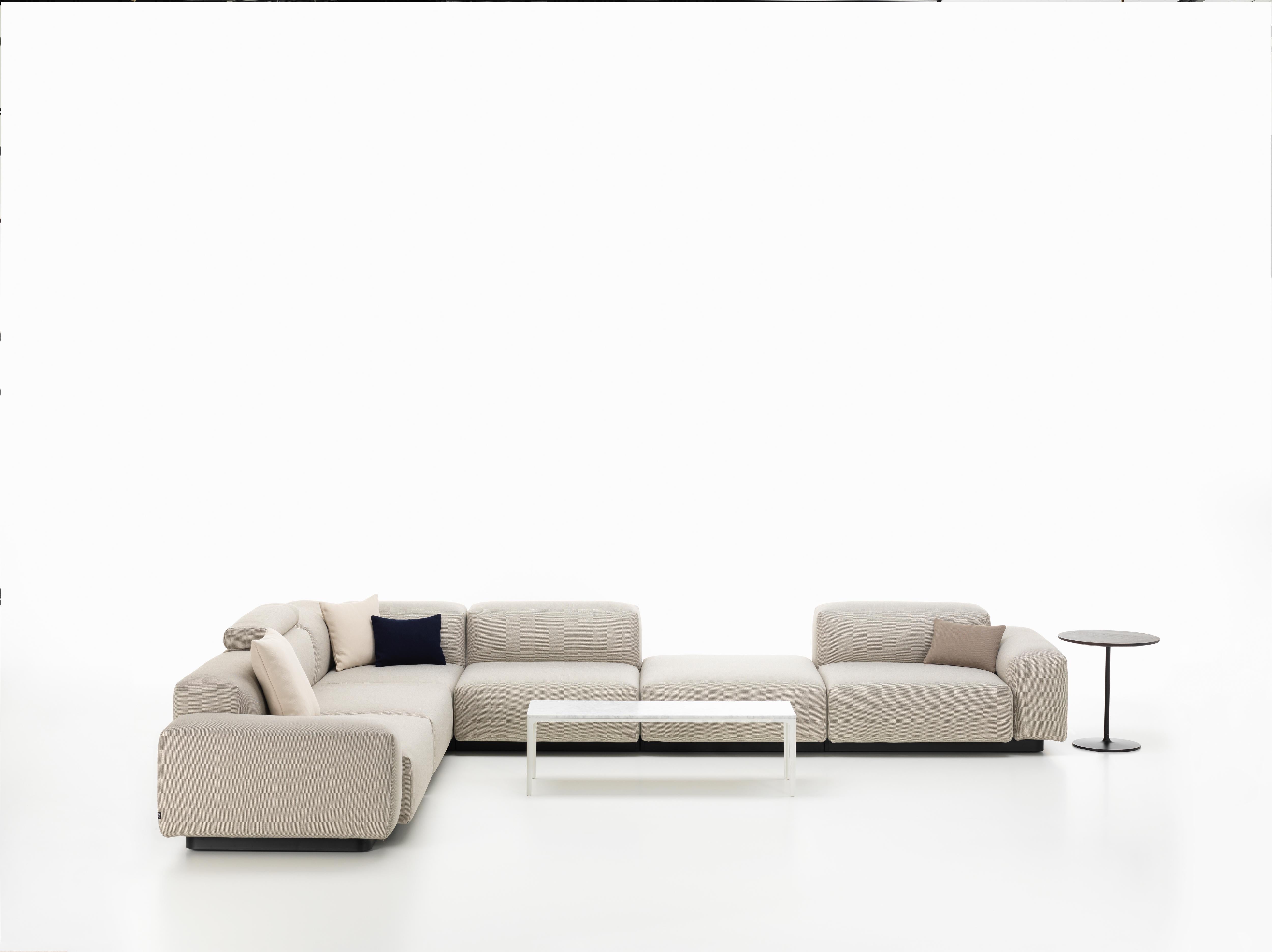 These items are only available in the United States.

The soft modular sofa is Jasper Morrison‘s updated interpretation of what has become a modern classic: the low-slung modular sofa with a decidedly horizontal emphasis. Uniting carefully
