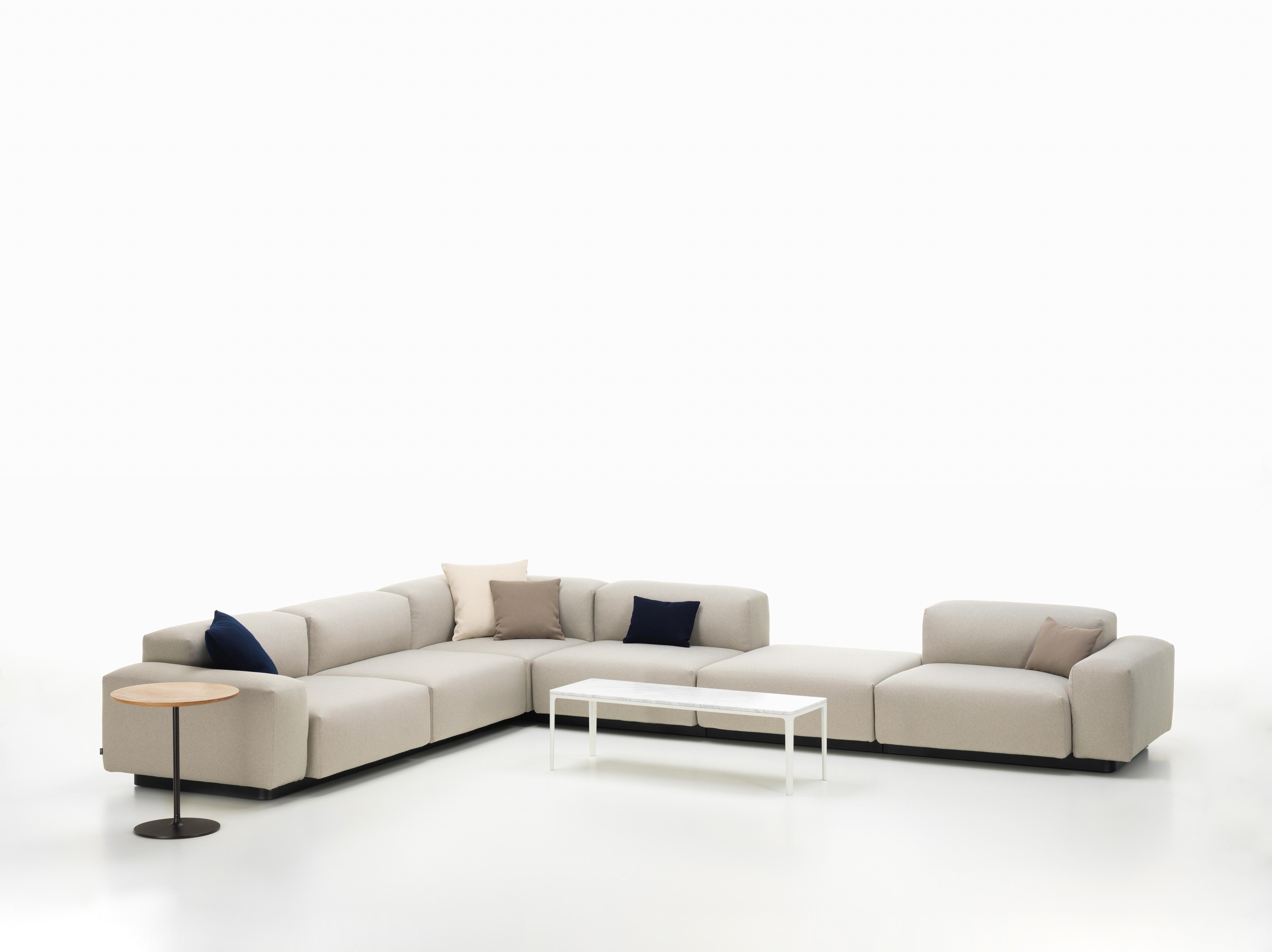 Vitra Soft Divano modulare a sei posti con piattaforma centrale in Perla Olimpo in vendita 1