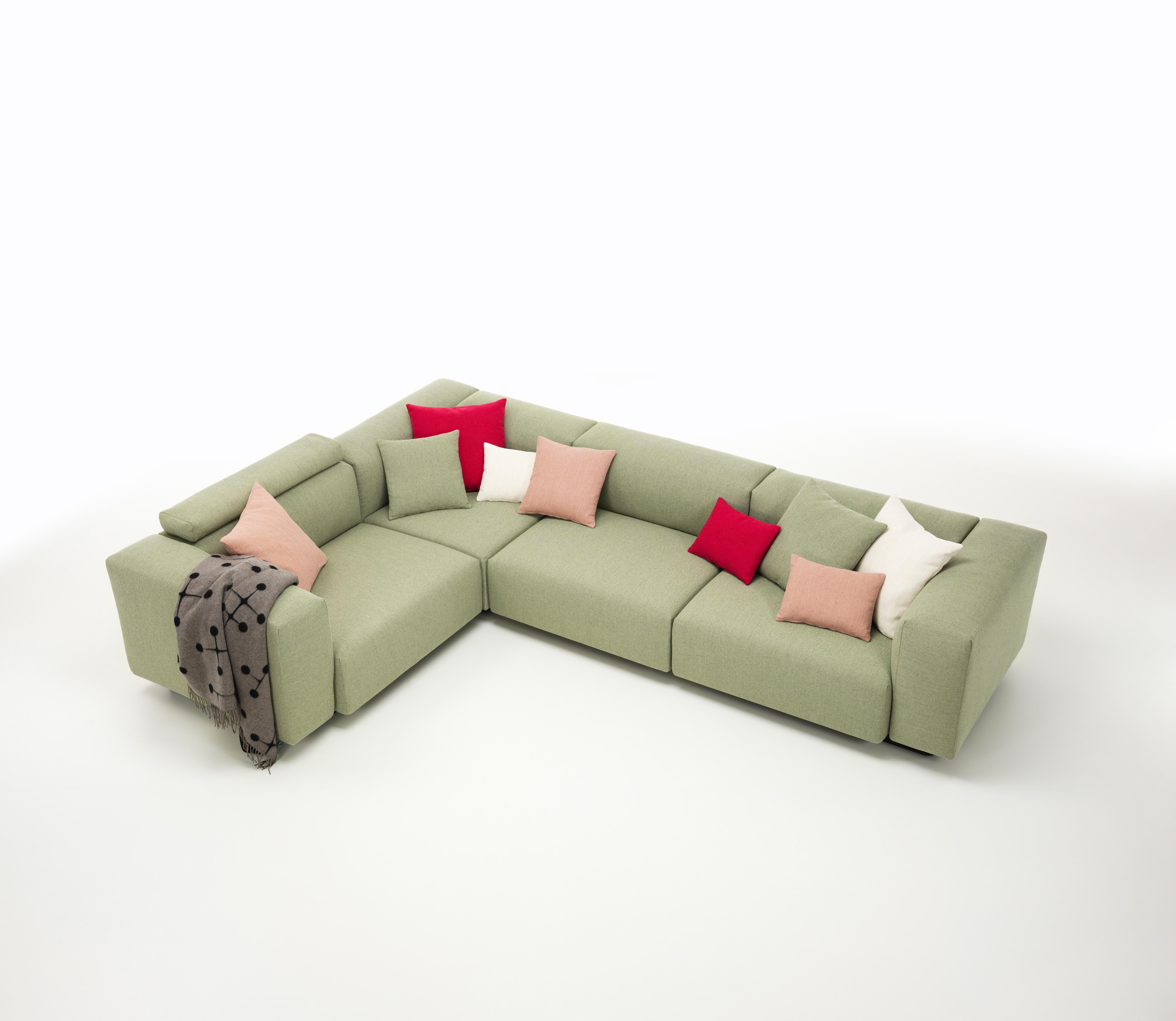 These items are only available in the United States.

The Soft Modular Sofa is Jasper Morrison‘s updated interpretation of what has become a modern Classic: the low-slung modular sofa with a decidedly horizontal emphasis. Uniting carefully