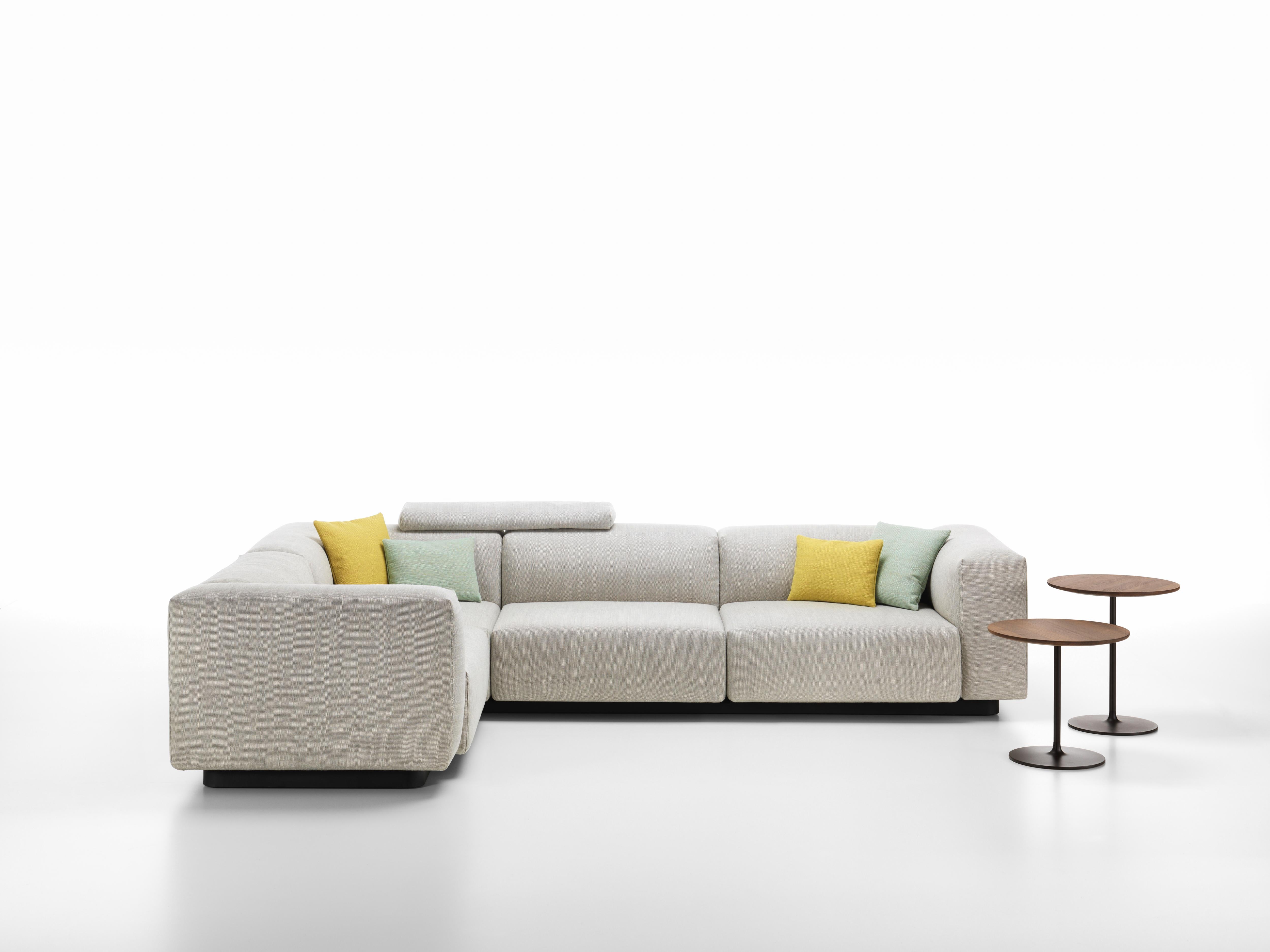 These items are only available in the United States.

The soft modular sofa is Jasper Morrison‘s updated interpretation of what has become a modern classic: The low-slung modular sofa with a decidedly horizontal emphasis. Uniting carefully