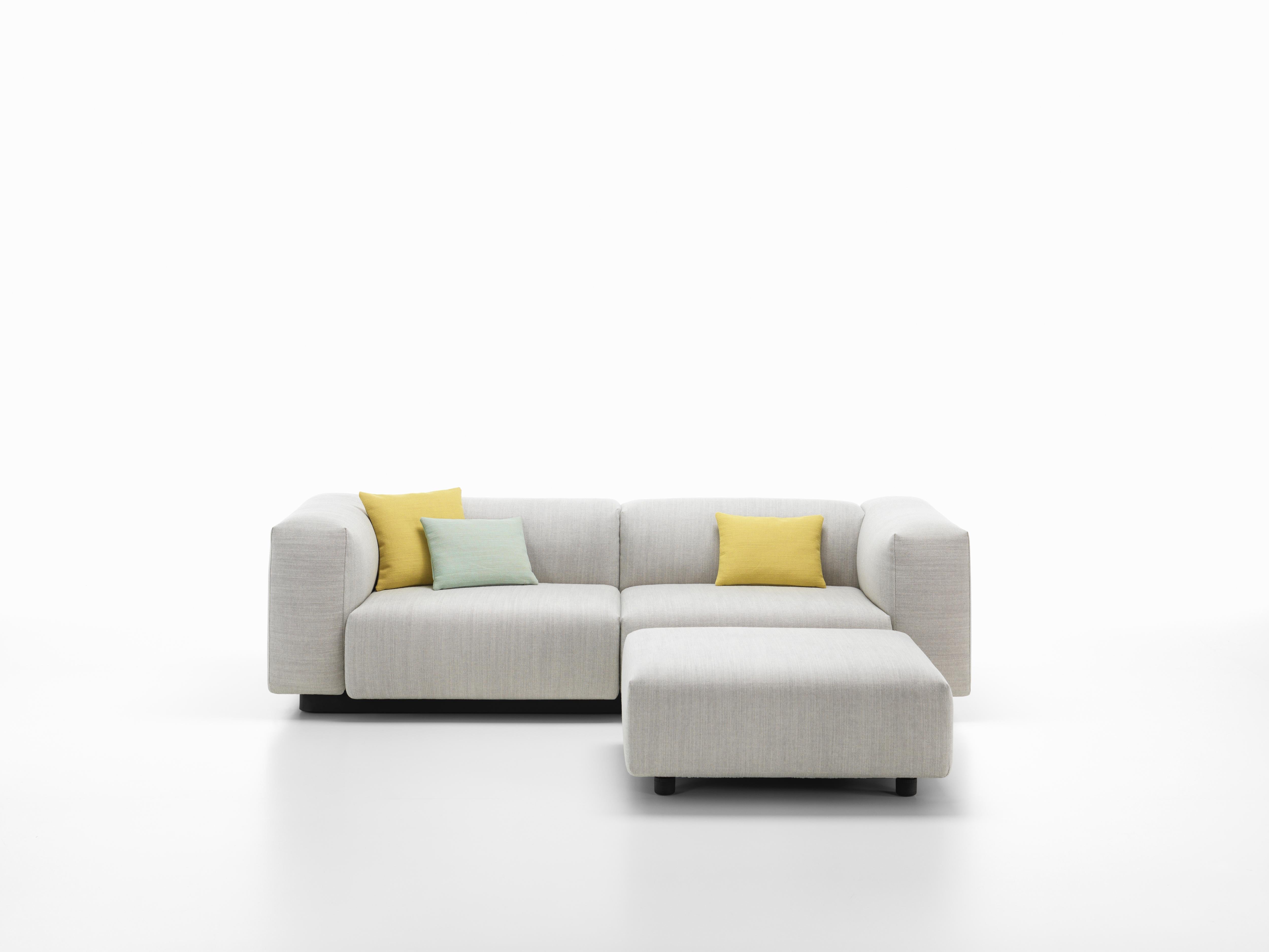 These items are only available in the United States.

The soft modular sofa is Jasper Morrison‘s updated interpretation of what has become a modern classic: the low-slung modular sofa with a decidedly horizontal emphasis. Uniting carefully