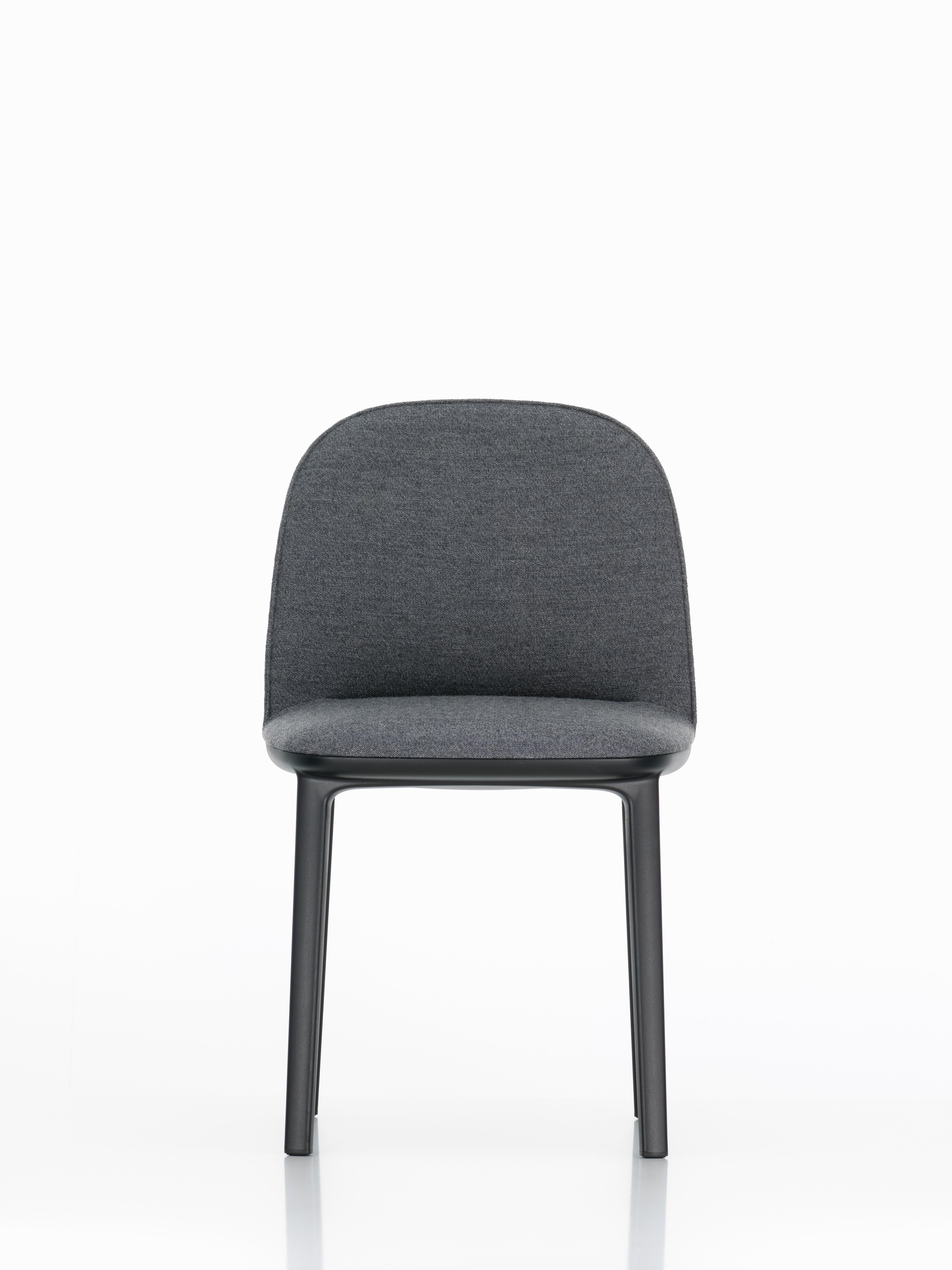 These products are only available in the United States.

The seat construction of the soft shell chair ensures a level of comfort that is first revealed upon use: vertical ribs concealed in the back shell adapt to the user, providing freedom of