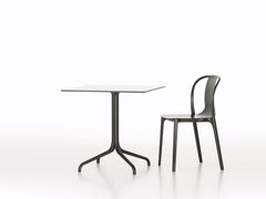 Vitra Belleville Square Table Outdoor in White by Ronan & Erwan Bouroullec