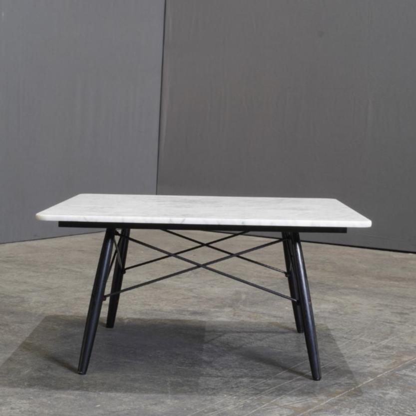 Minimalist Vitra Square Coffee Table by Eames