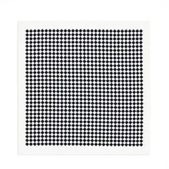 Vitra Square Checker Tablecloth in Black by Alexander Girard