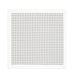 Vitra Square Checker Tablecloth in Gray by Alexander Girard