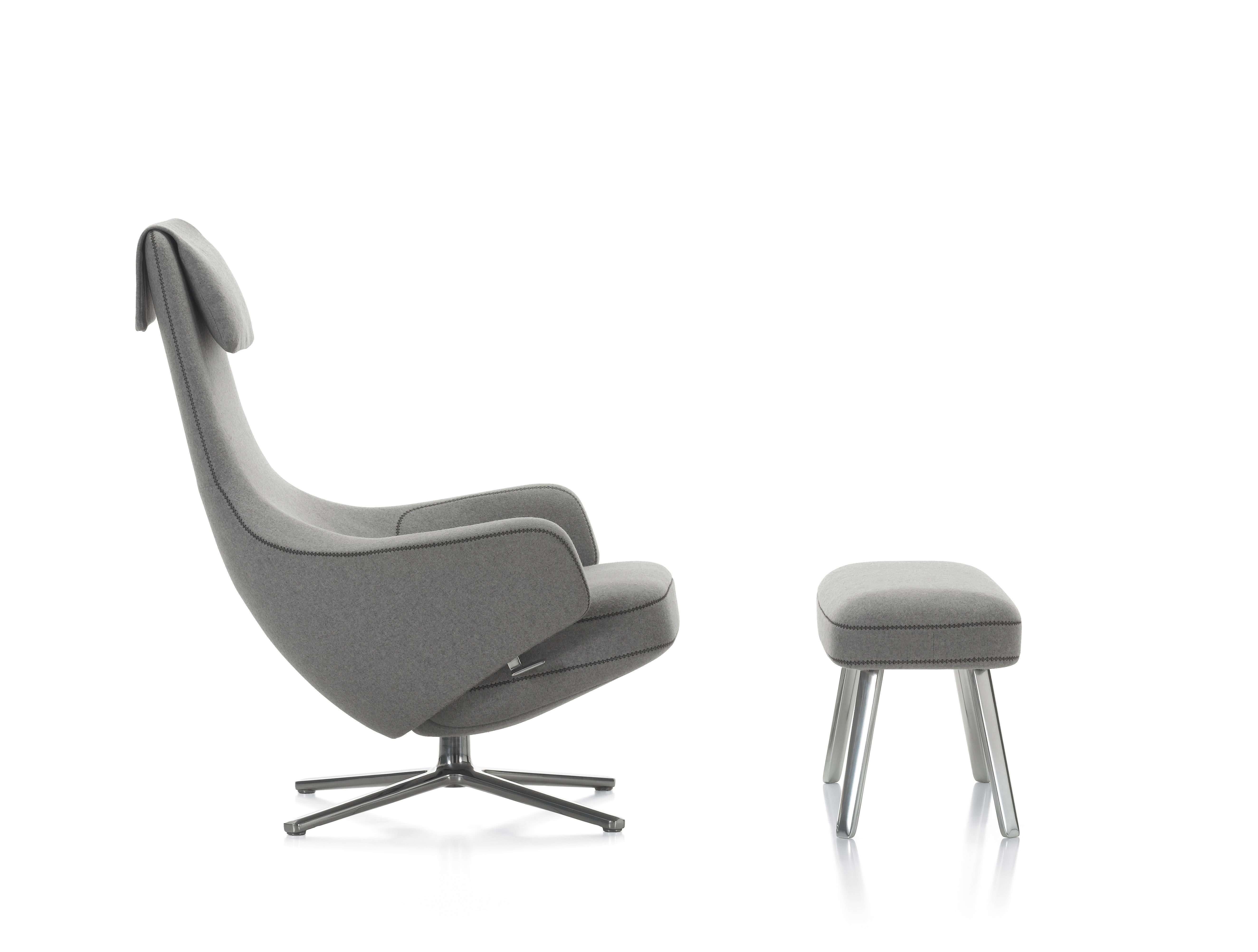 Modern Vitra Repos & Panchina in Pebble Grey Cosy2 by Antonio Citterio For Sale