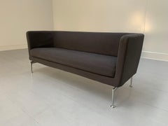Vitra "Suita" 2-Seat Sofa - In Elephant Grey "Credo" Fabric