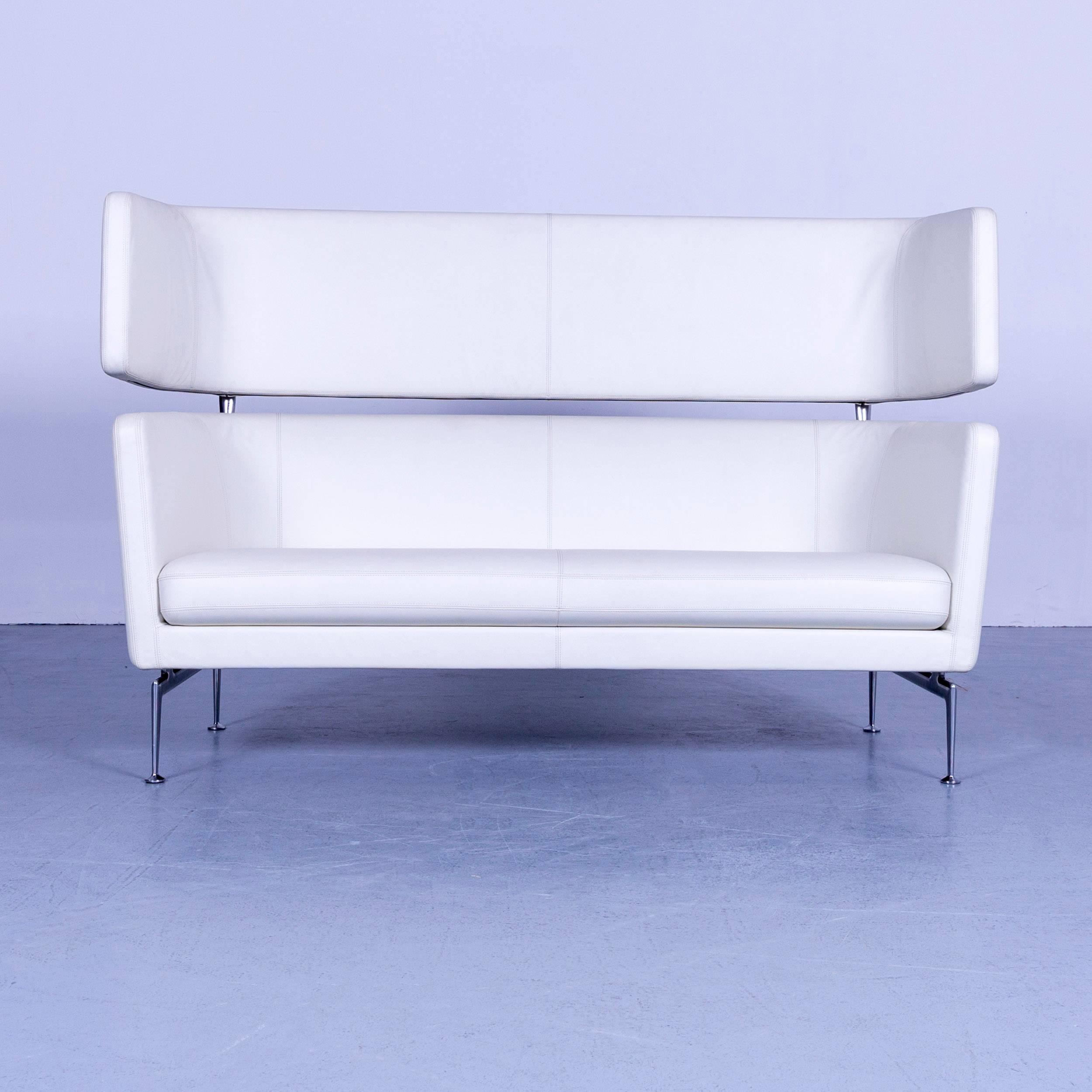 We offer delivery options to most destinations on earth. Find our shipping quotes at the bottom of this page in the shipping section.

We bring to you an Vitra Suita Leather sofa set white two-seat and armchair.

Shipping:

An on point shipping