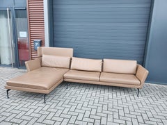 Vitra - Suita Sofa by Antonio Citterio - Camel Premium F Leather