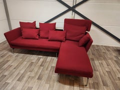 Vitra - Suita Sofa by Antonio Citterio (Darkred)
