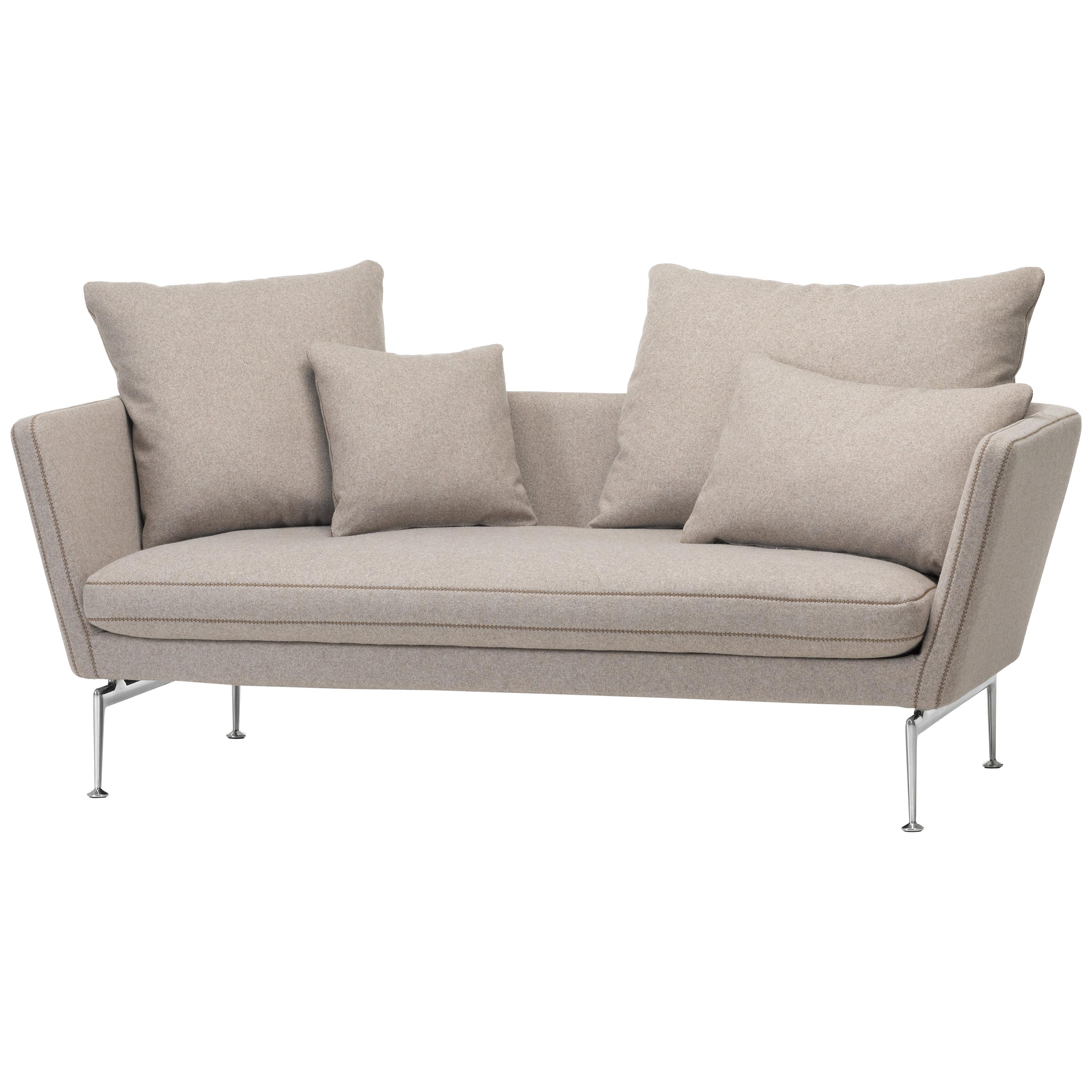 Vitra Suita Sofa Two-Seat in Fossil Cosy by Antonio Citterio im Angebot