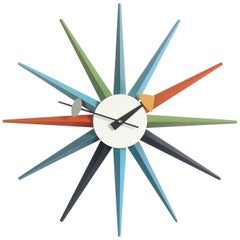 Vitra Sunburst Clock in Multicolor by George Nelson
