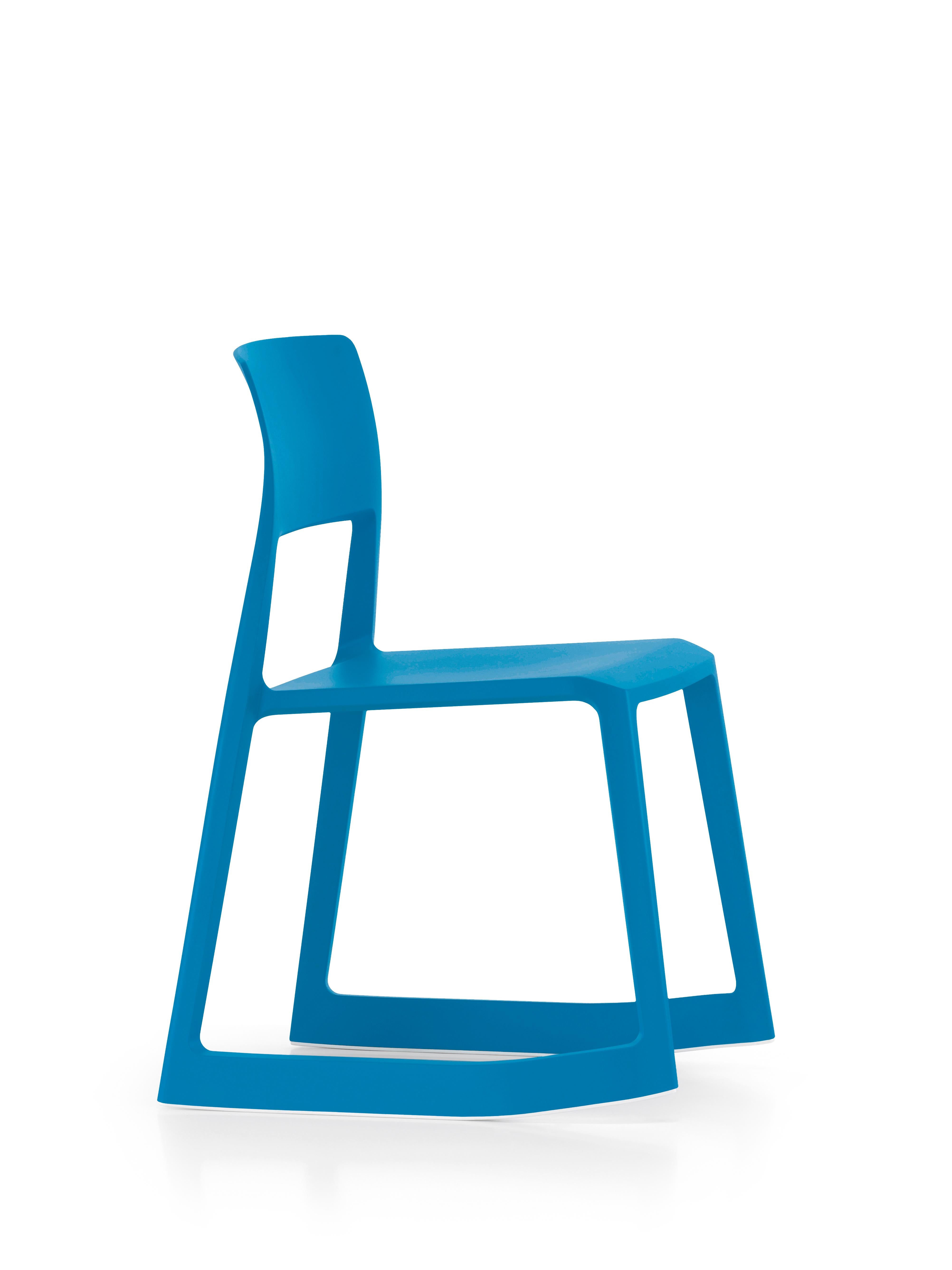 Modern Vitra Tip Ton Chair in Glacier Blue by Edward Barber & Jay Osgerby For Sale