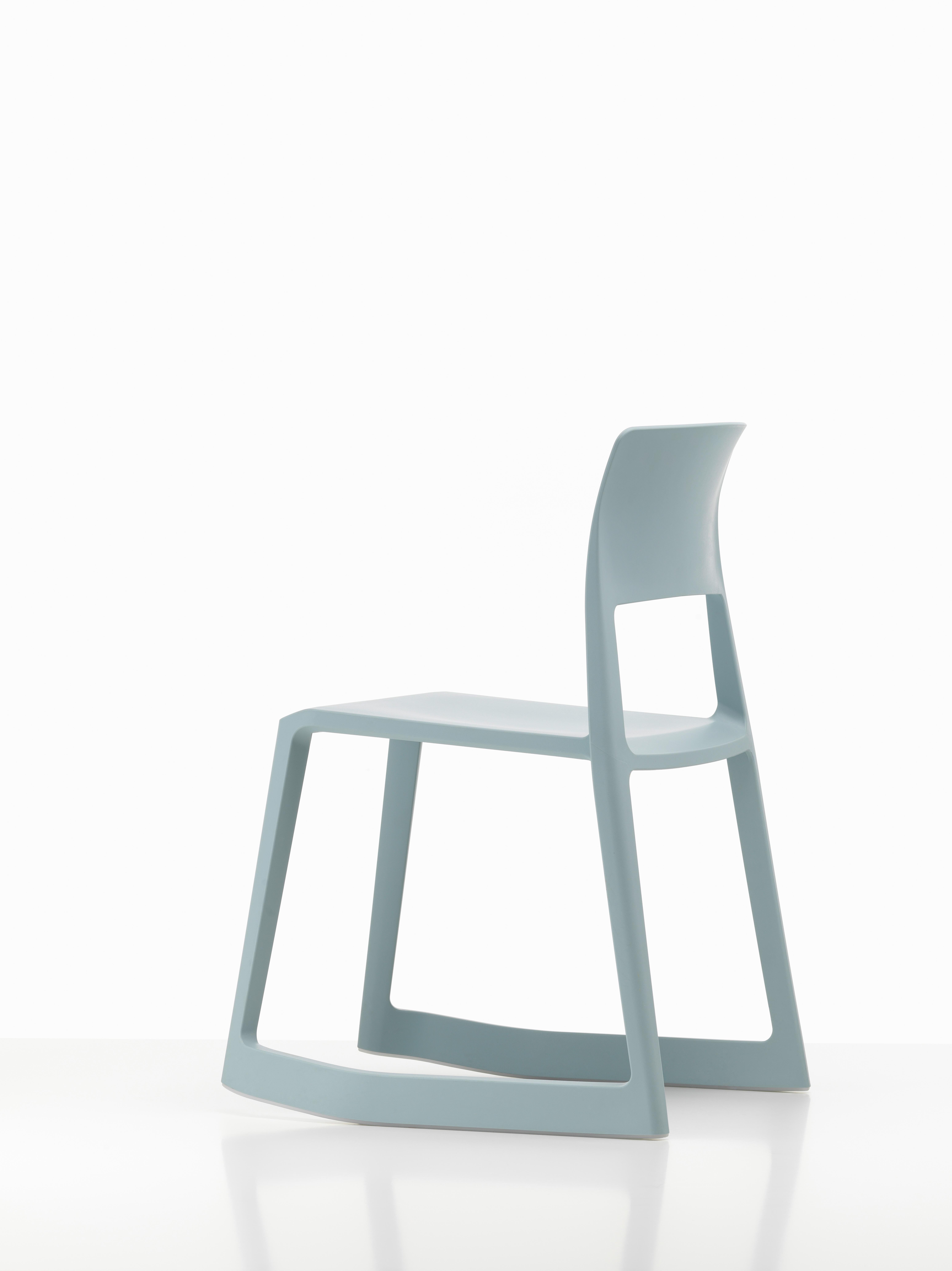 Modern Vitra Tip Ton Chair in Ice Gray Edward Barber & Jay Osgerby For Sale