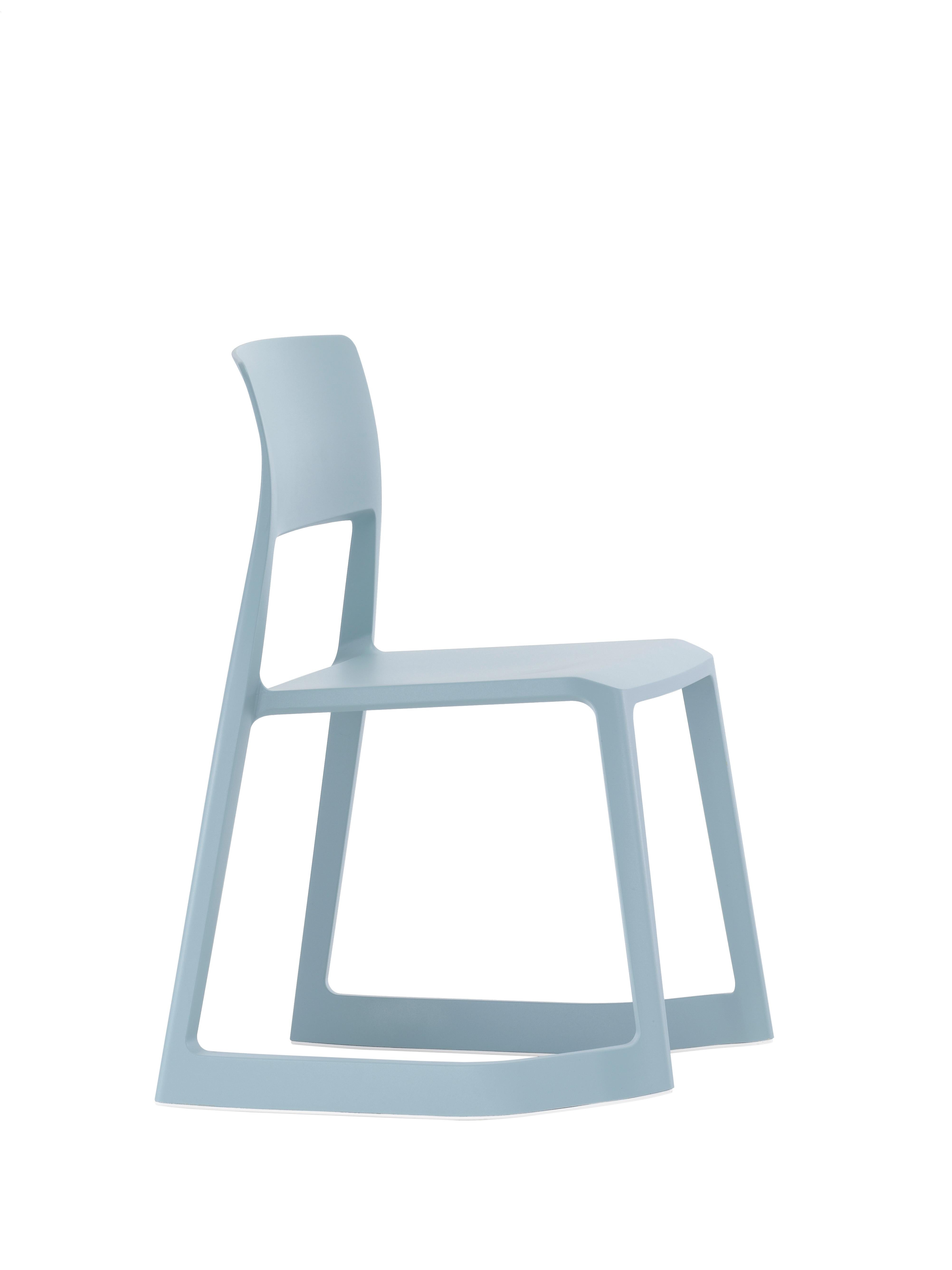 Swiss Vitra Tip Ton Chair in Ice Gray Edward Barber & Jay Osgerby For Sale