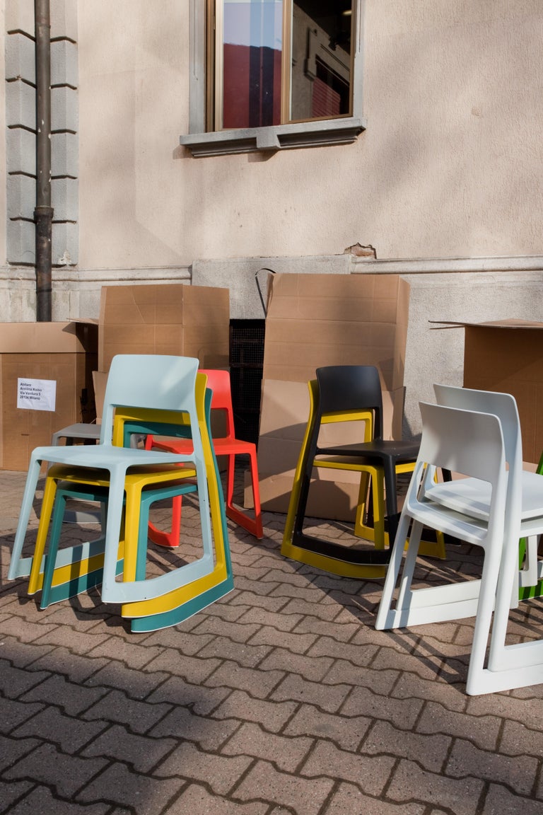 Vitra Tip Ton Chair in Mustard Shades by Edward Barber and Jay Osgerby ...