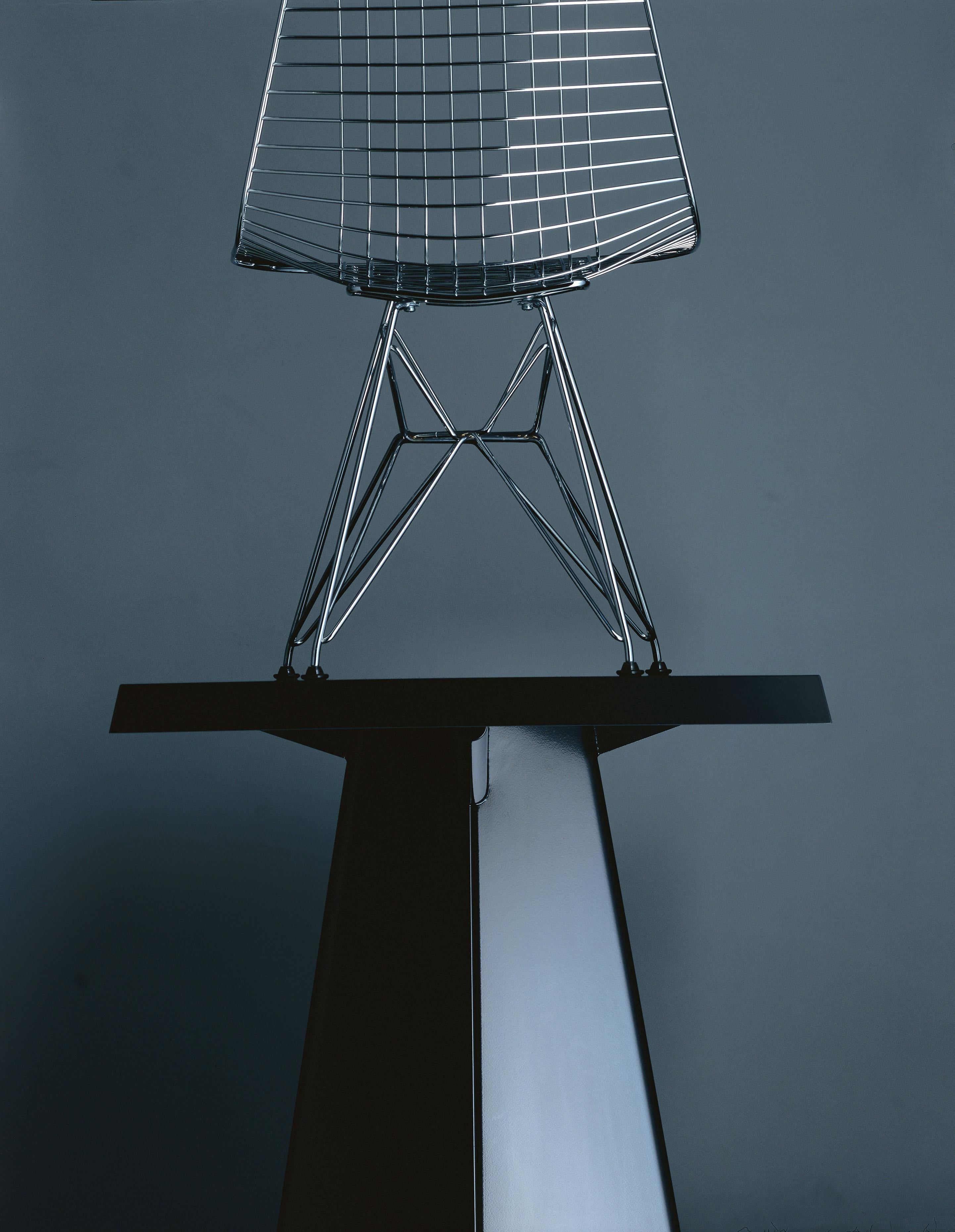 Powder-Coated Vitra Trapèze Table in Black by Jean Prouvé