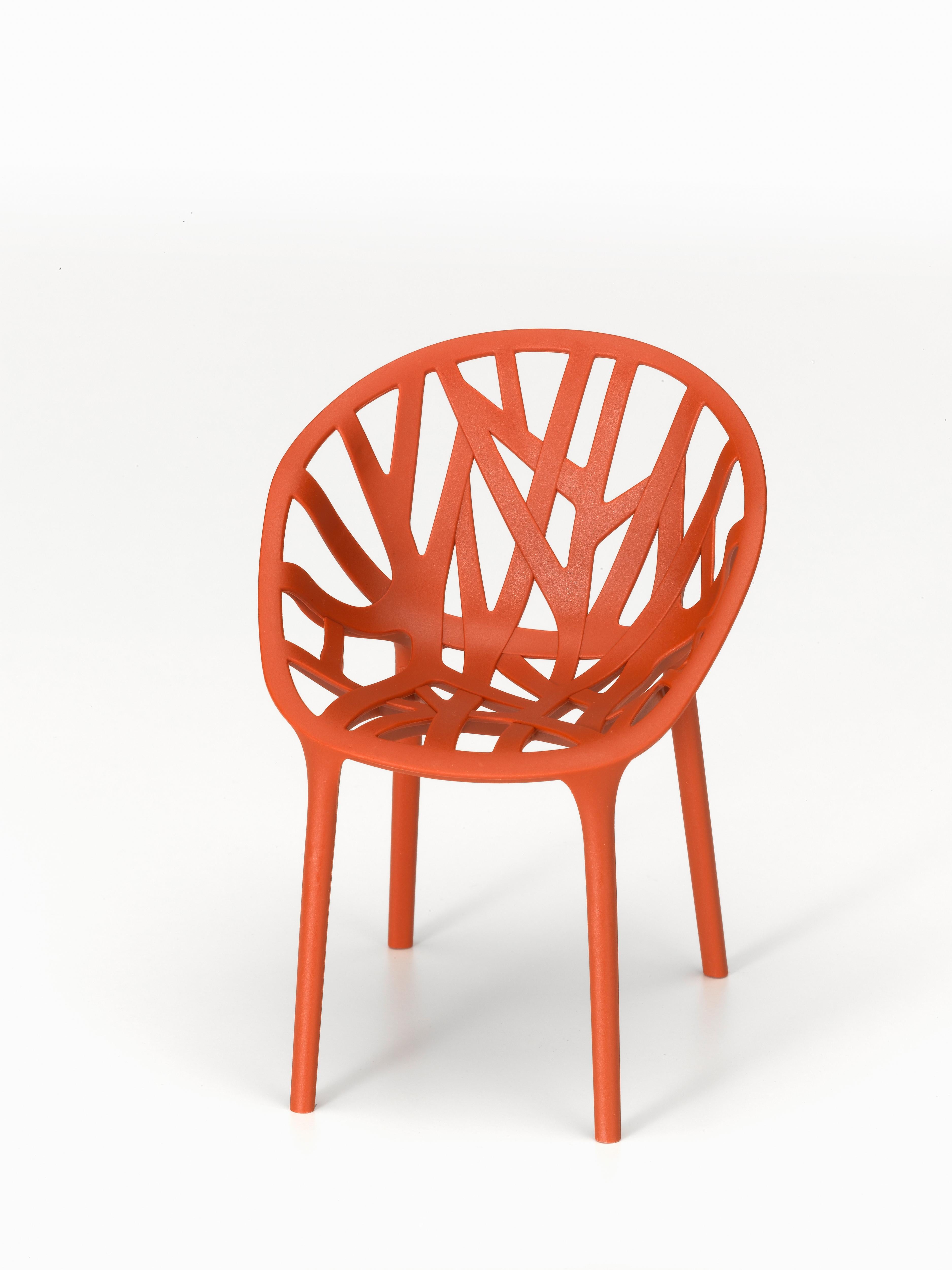 Vitra Vegetal Chair in Brick by Ronan & Erwan Bouroullec (Moderne) im Angebot
