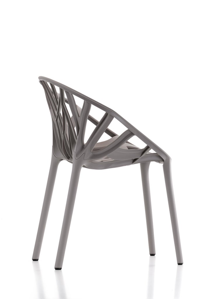 Vitra Vegetal Chair in Mauve Grey by Ronan and Erwan Bouroullec For