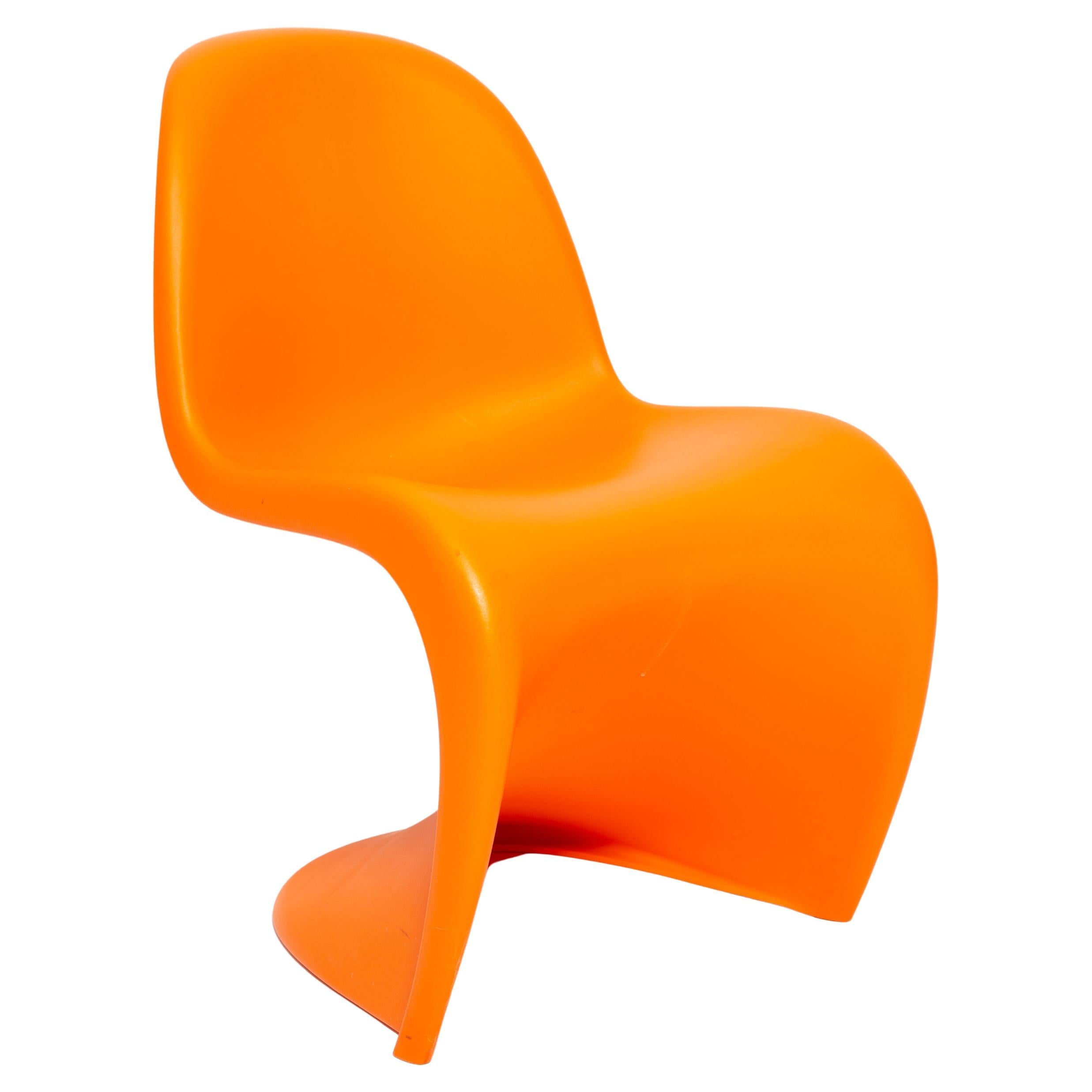 Vitra Verner Panton S Junior Chair in Orange Plastic, 2009