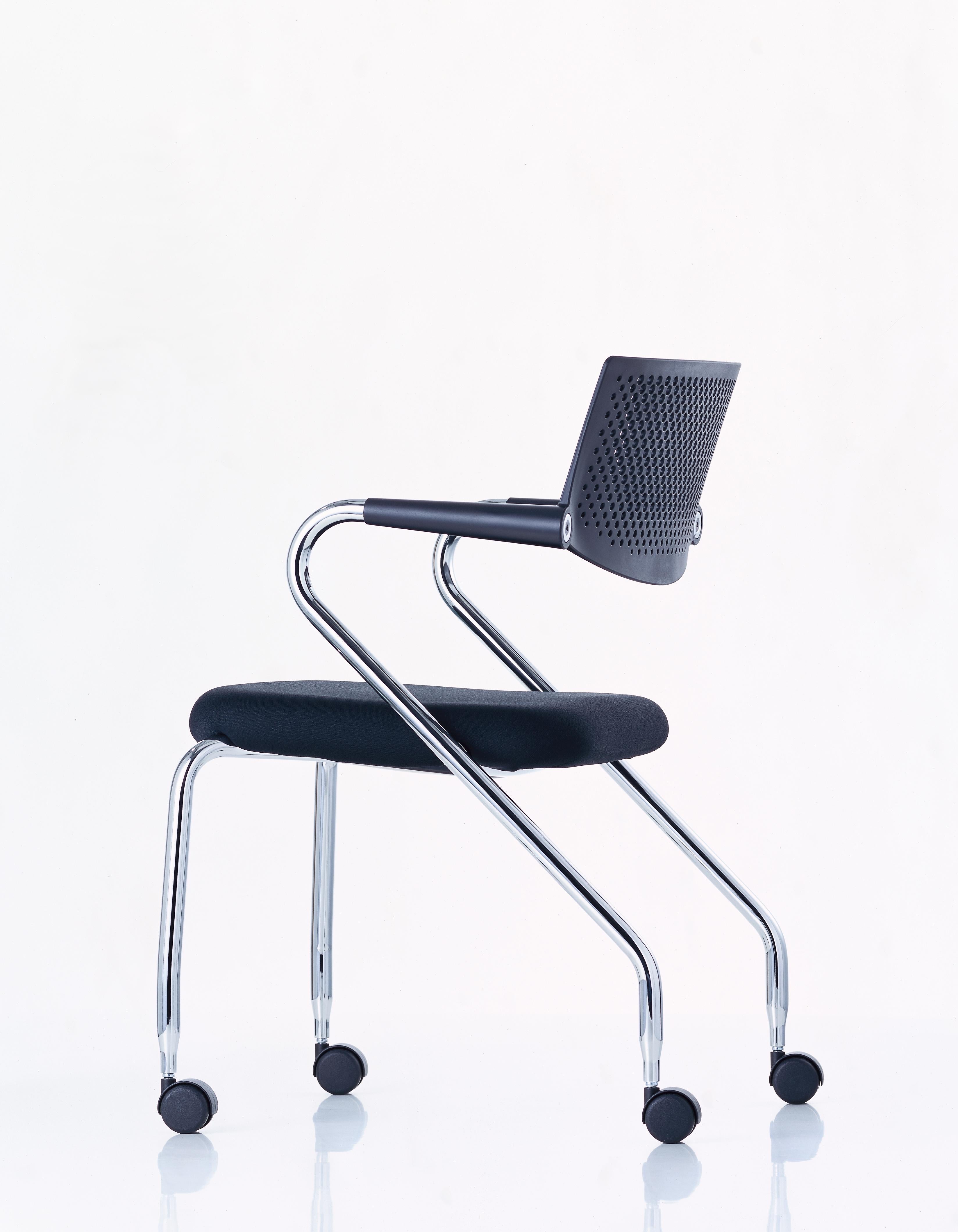 These items are currently only available in the United States.

Visaroll 2 is a highly versatile and comfortable four-legged chair on castors. It is distinguished by it's mobility and universal suitability not only as a task and visitor chair but