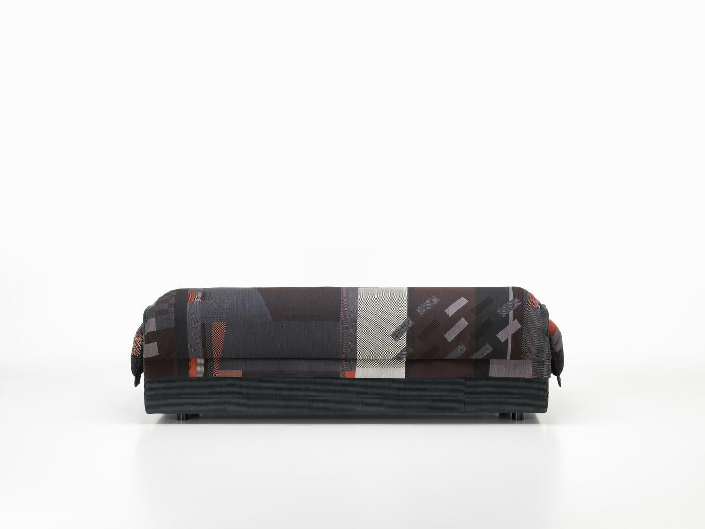Modern Vitra Vlinder Sofa in Dark Red Shades by Hella Jongerius For Sale