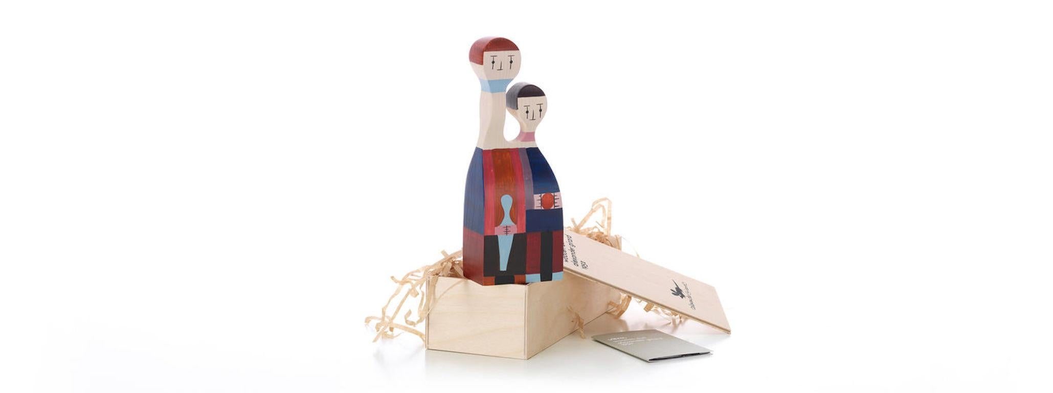 Modern Vitra Wooden Doll No. 11 by Alexander Girard For Sale