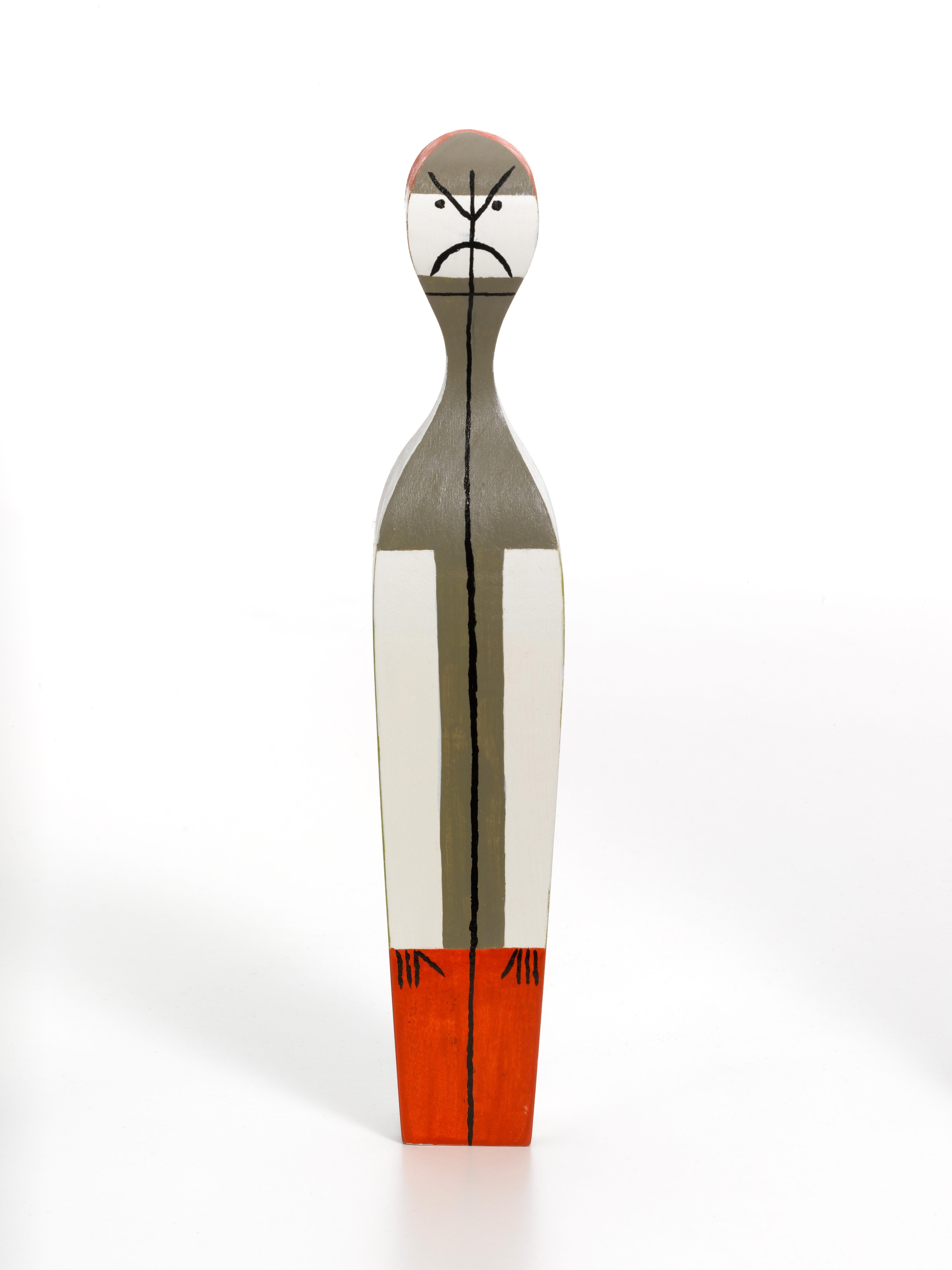 Swiss Vitra Wooden Doll No. 14 by Alexander Girard For Sale