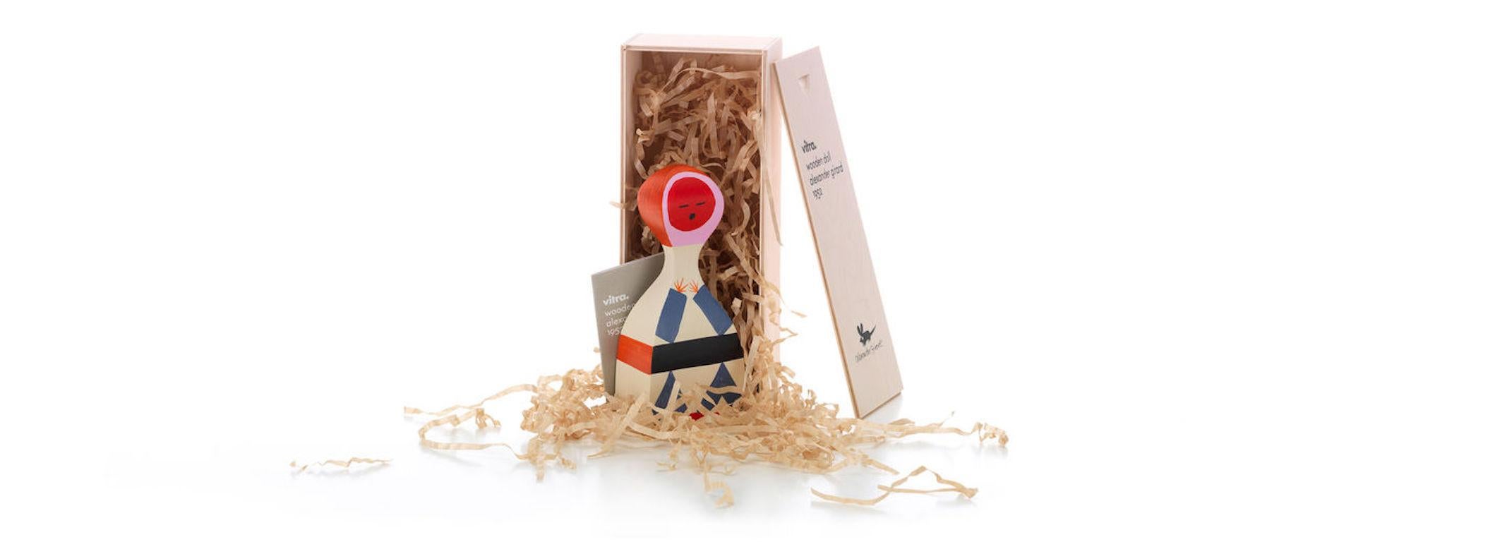 Modern Vitra Wooden Doll No. 18 by Alexander Girard, 1stdibs Gallery Showroom Sample For Sale