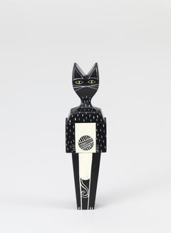Vitra Wooden Doll Cat Small by Alexander Girard