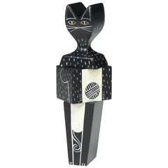 Vitra Wooden Doll Cat Small by Alexander Girard