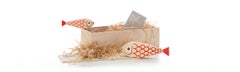 Vitra Wooden Dolls Mother Fish and Child by Alexander Girard