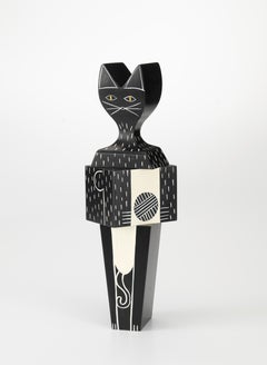 Vitra Wooden Doll Large Cat by Alexander Girard
